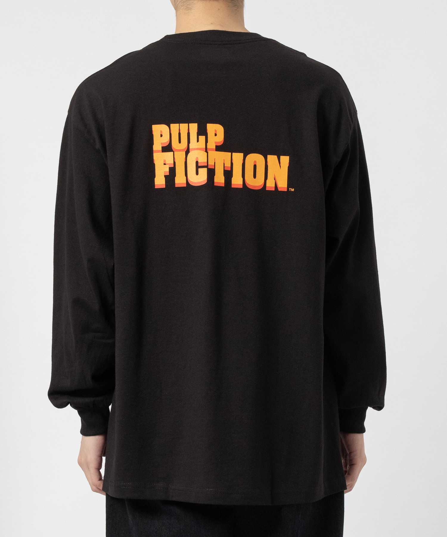 PULP FICTION / CREW NECK LONG SLEEVE T-SHIRT ( TYPE-3 ) WACKO MARIA