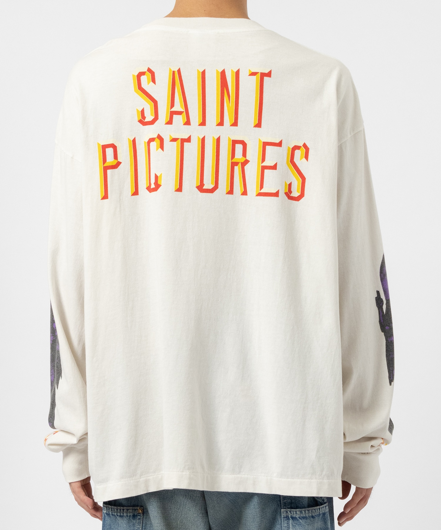 SM-YS1-0000-016/LS TEE/SAINT PICTURES/WH SAINT M××××××