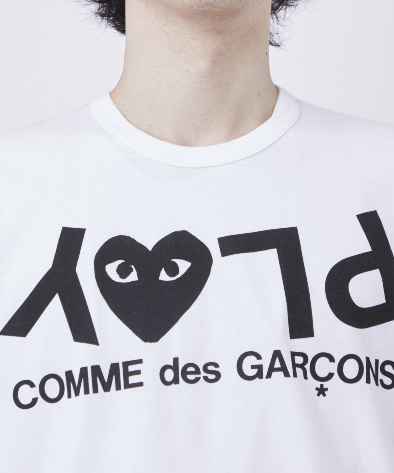 AX-T068-051　T-SHIRT LOGO PRINTPLAY LOGO PLAY COMME des GARCONS