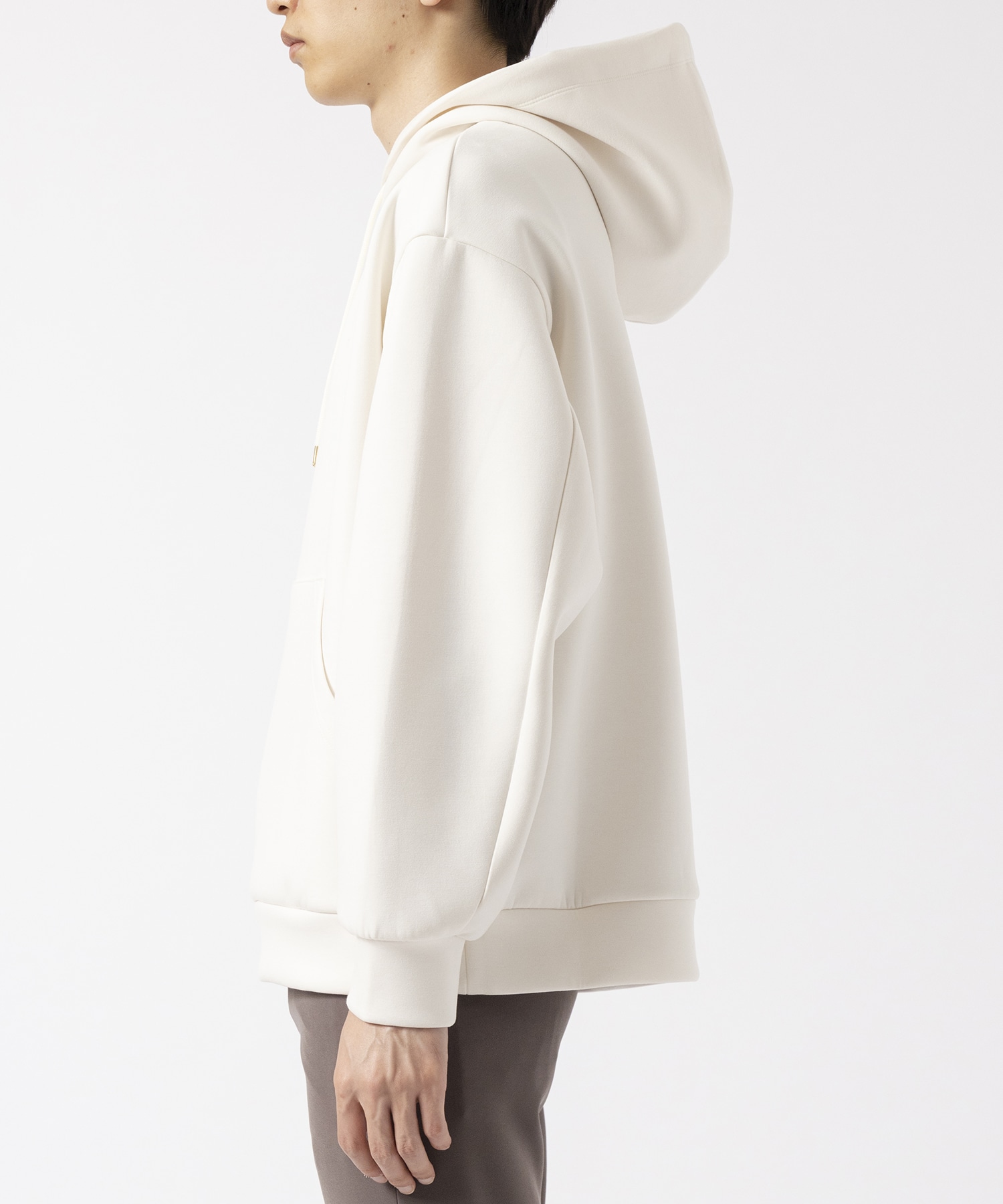 CULLNI Logo Embroidery Double Knit Hoodie CULLNI