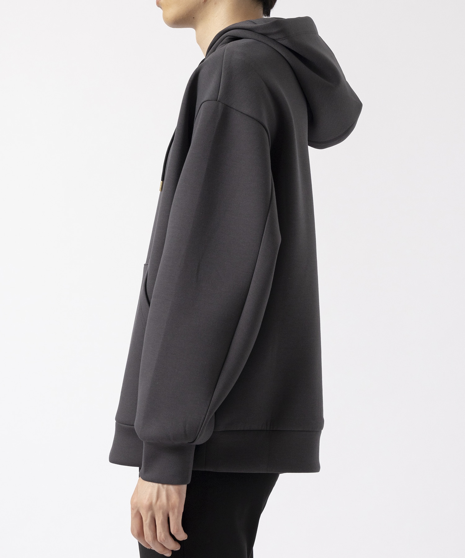 CULLNI Logo Embroidery Double Knit Hoodie CULLNI