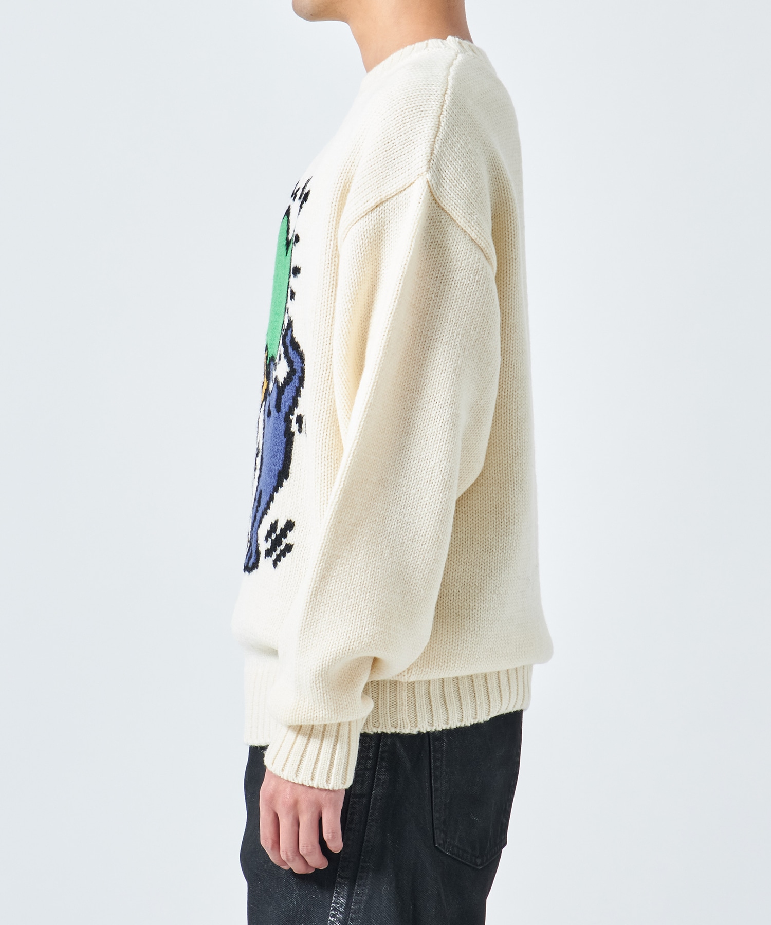 KEITH HARING / CREW NECK SWEATER ( TYPE-2 ) WACKO MARIA