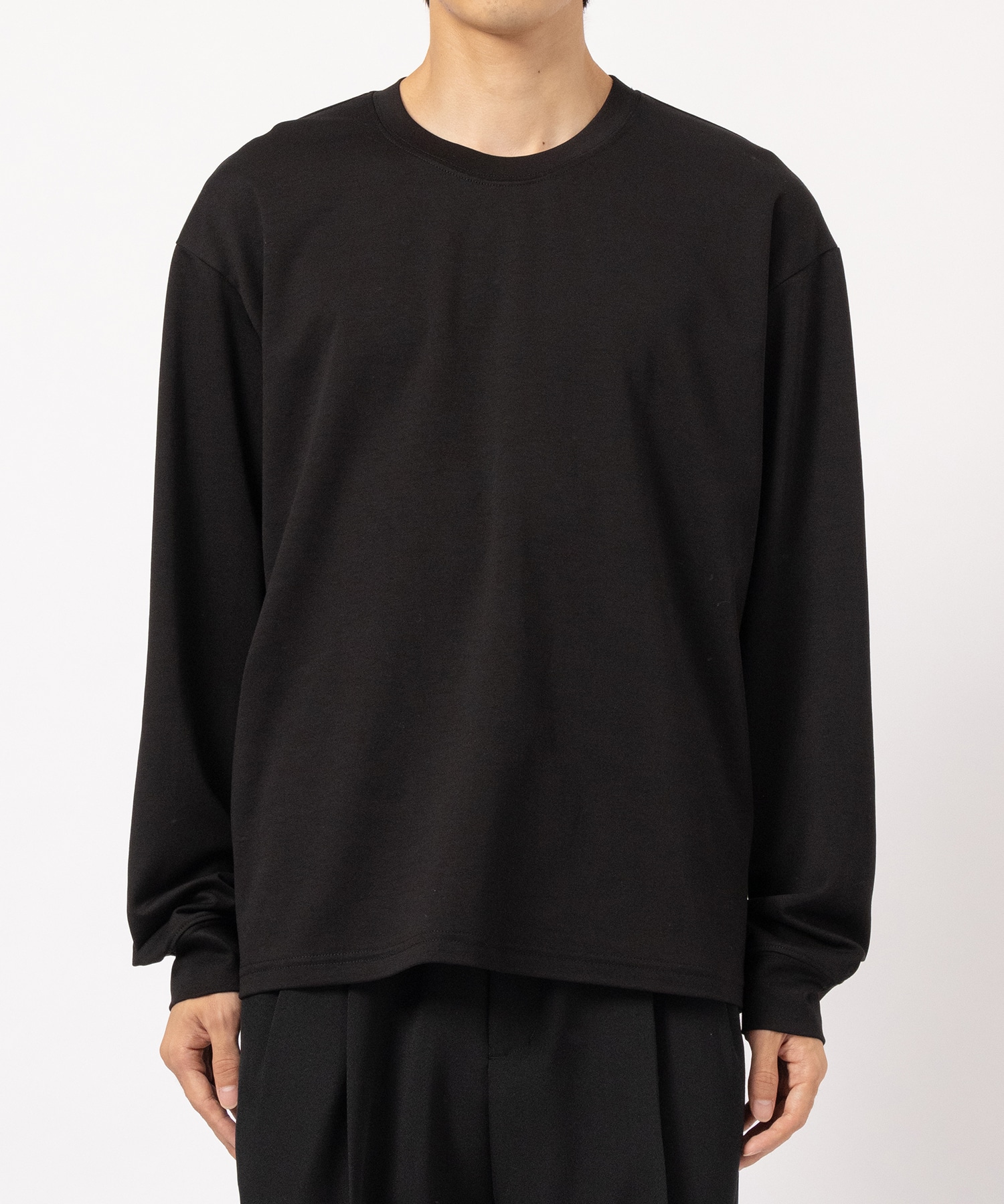 ×UT WOOL MILANO RIB CREW NECK KNIT STUDIOUS