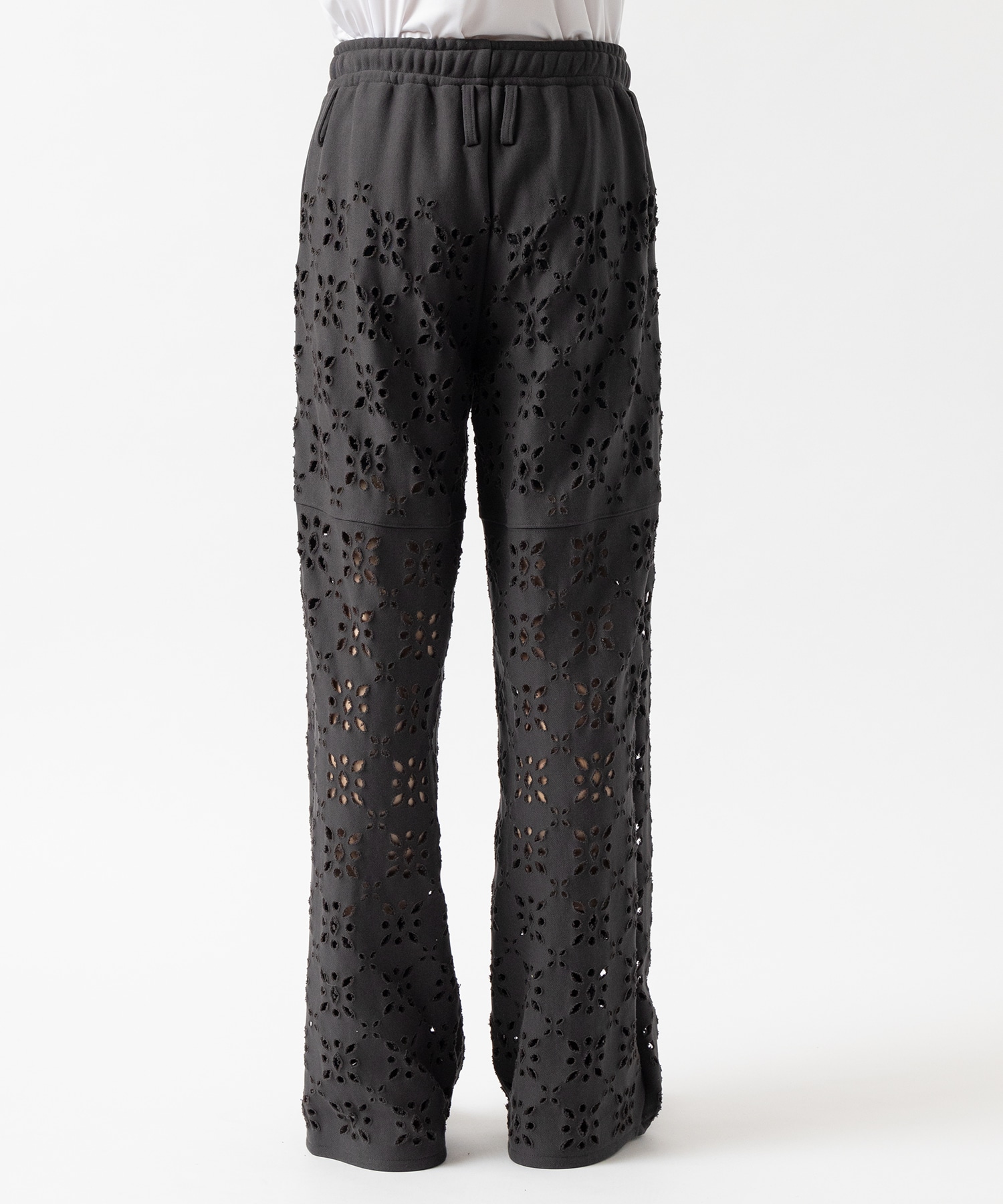 FLOWER HOLE SWEAT PANTS MASU