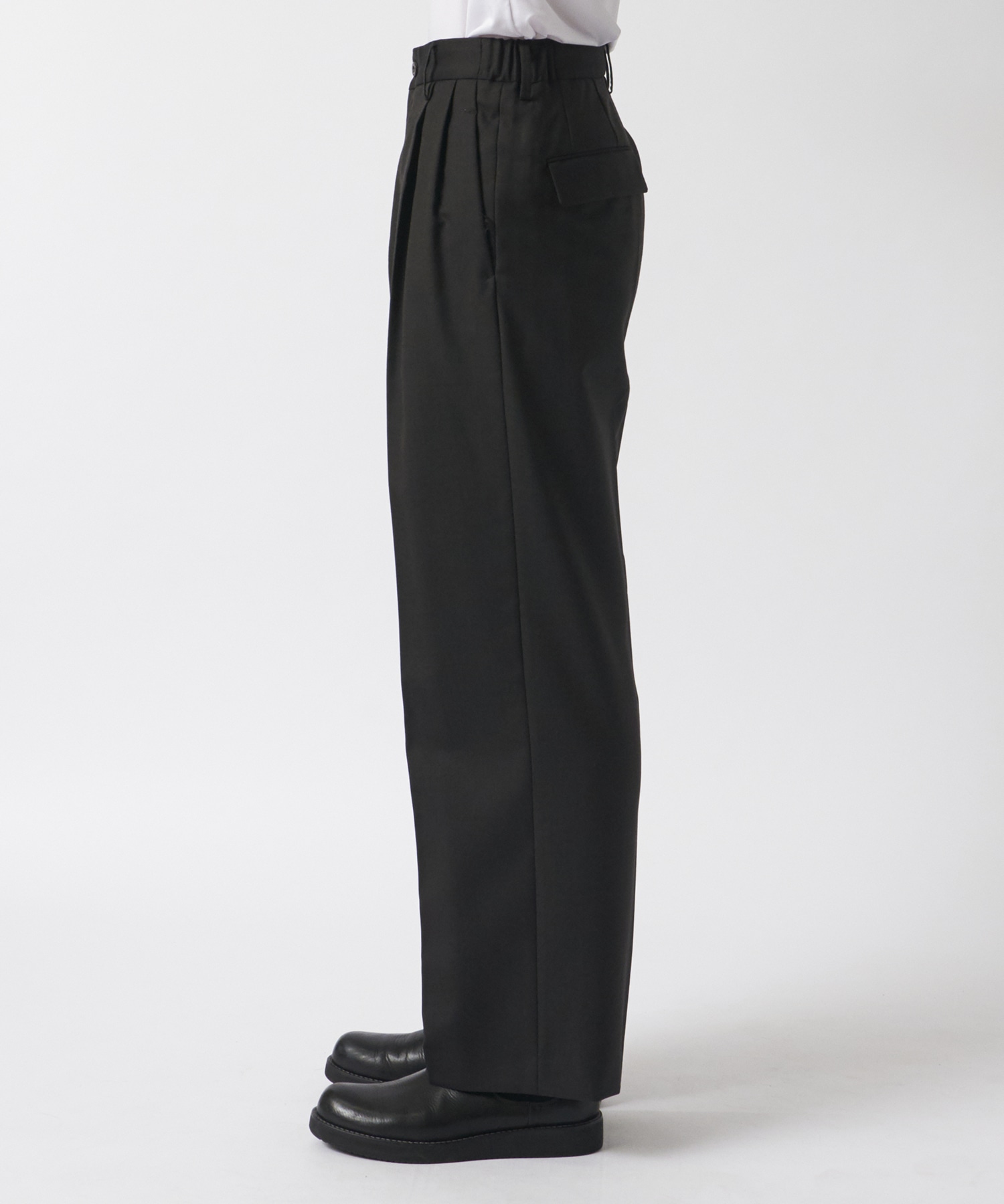 TWO TUCKS WIDE TROUSERS IRENISA