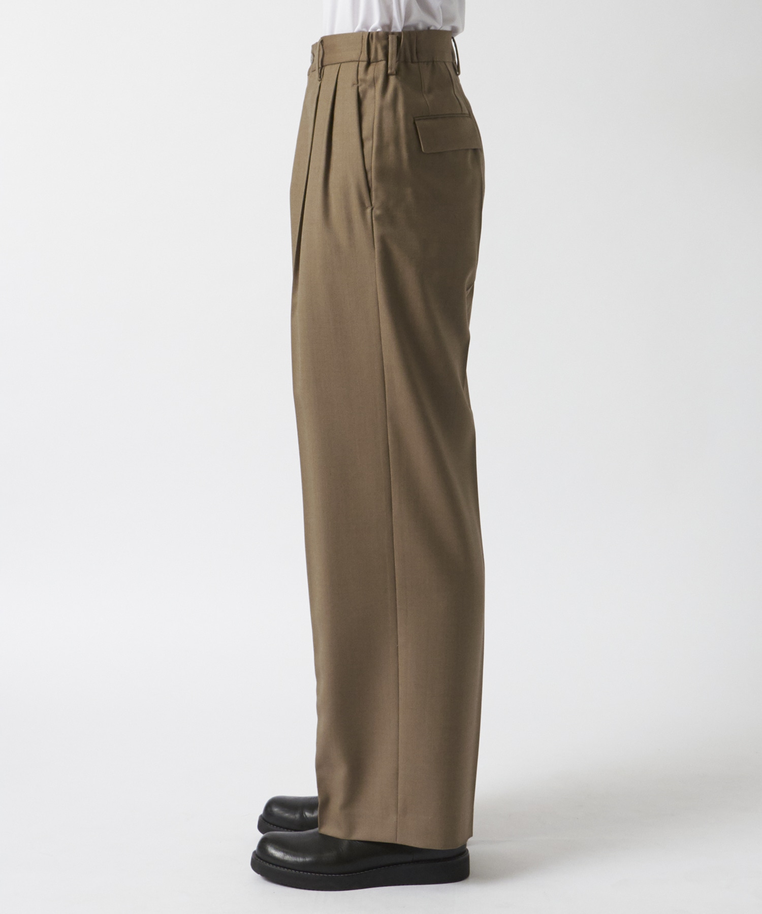 TWO TUCKS WIDE TROUSERS IRENISA