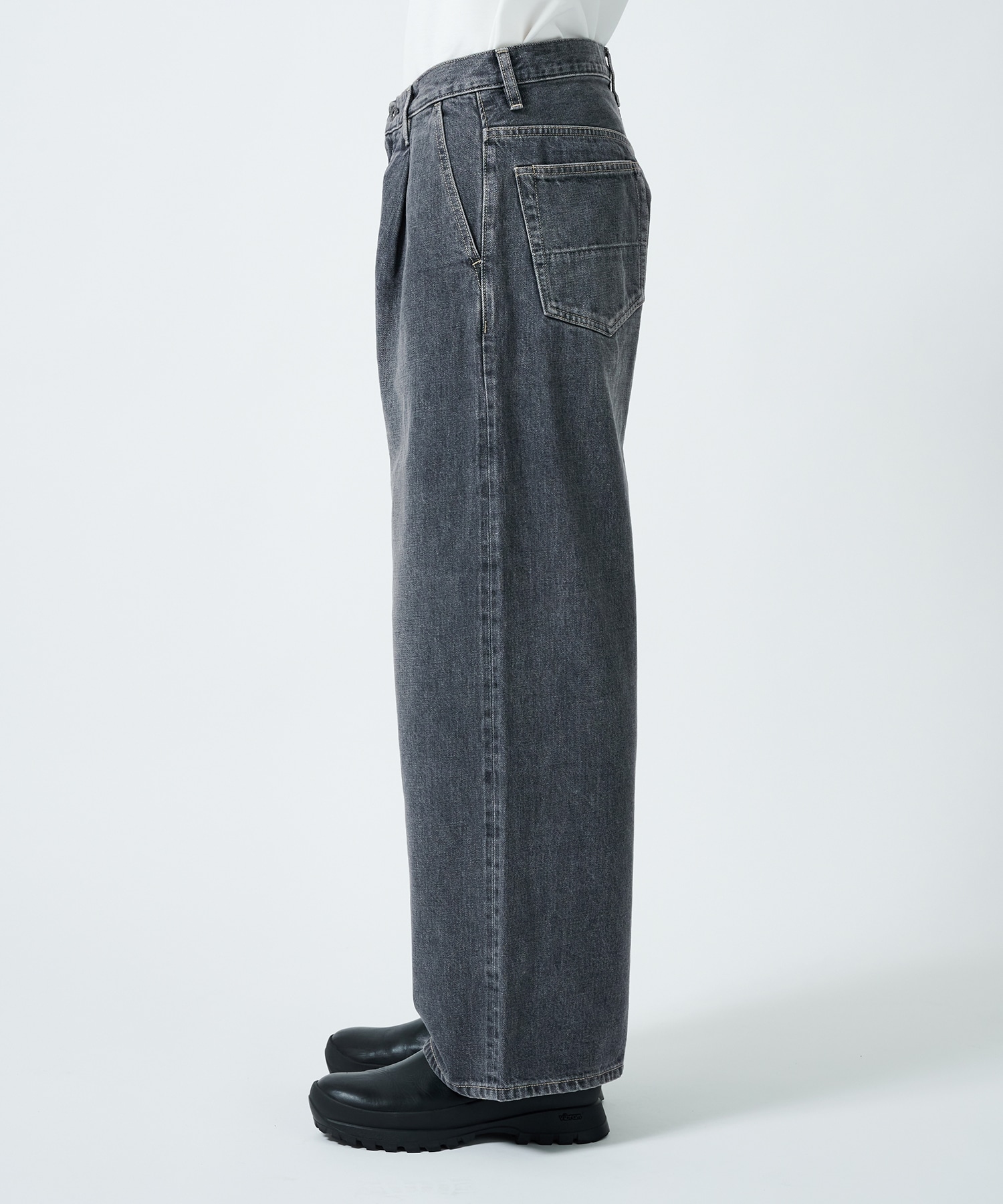 Selvedge wide jeans-Vintage wash superNova.