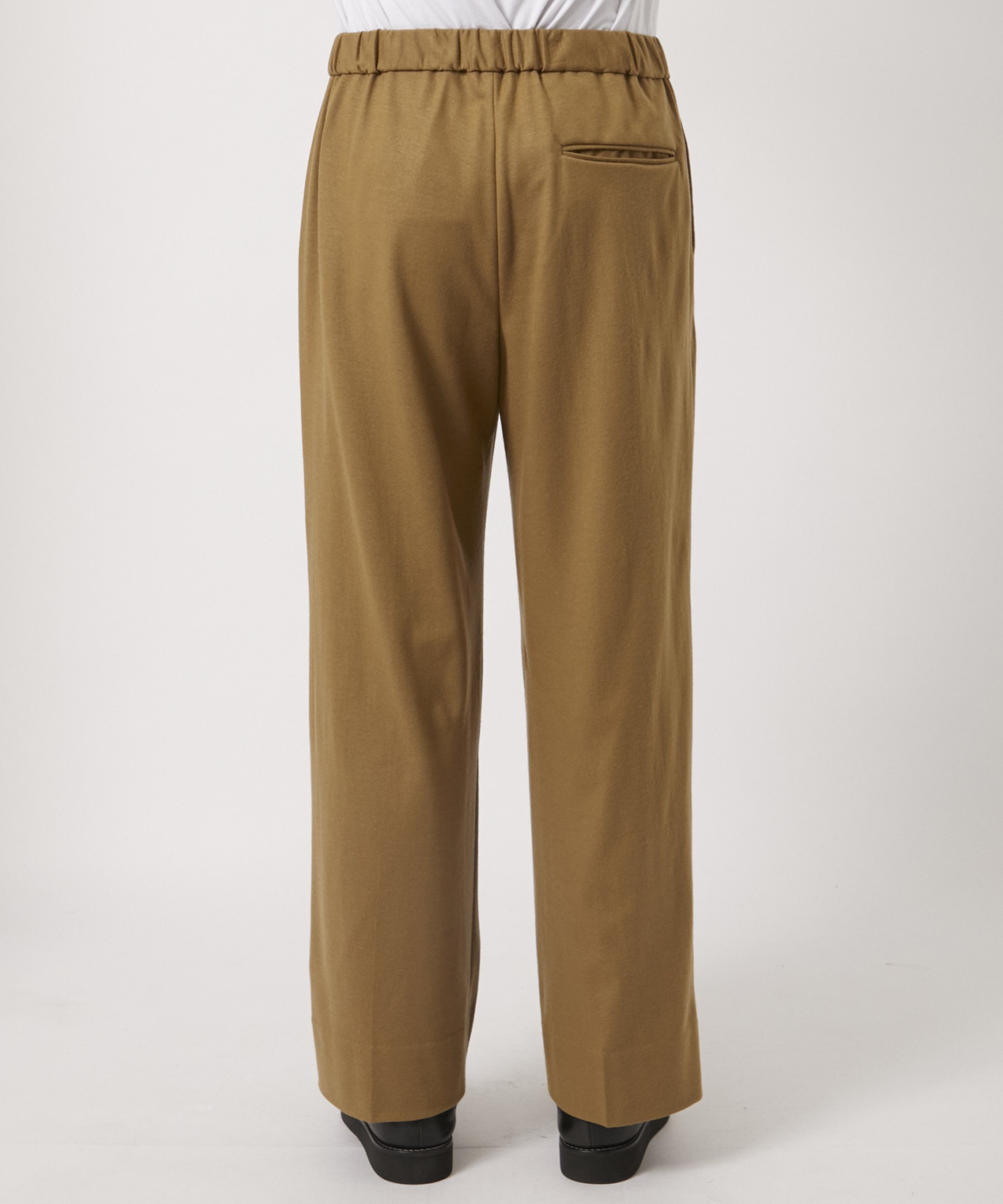 High Gauge Milled Wool Easy Tuck Pants KANEMASA PHIL.