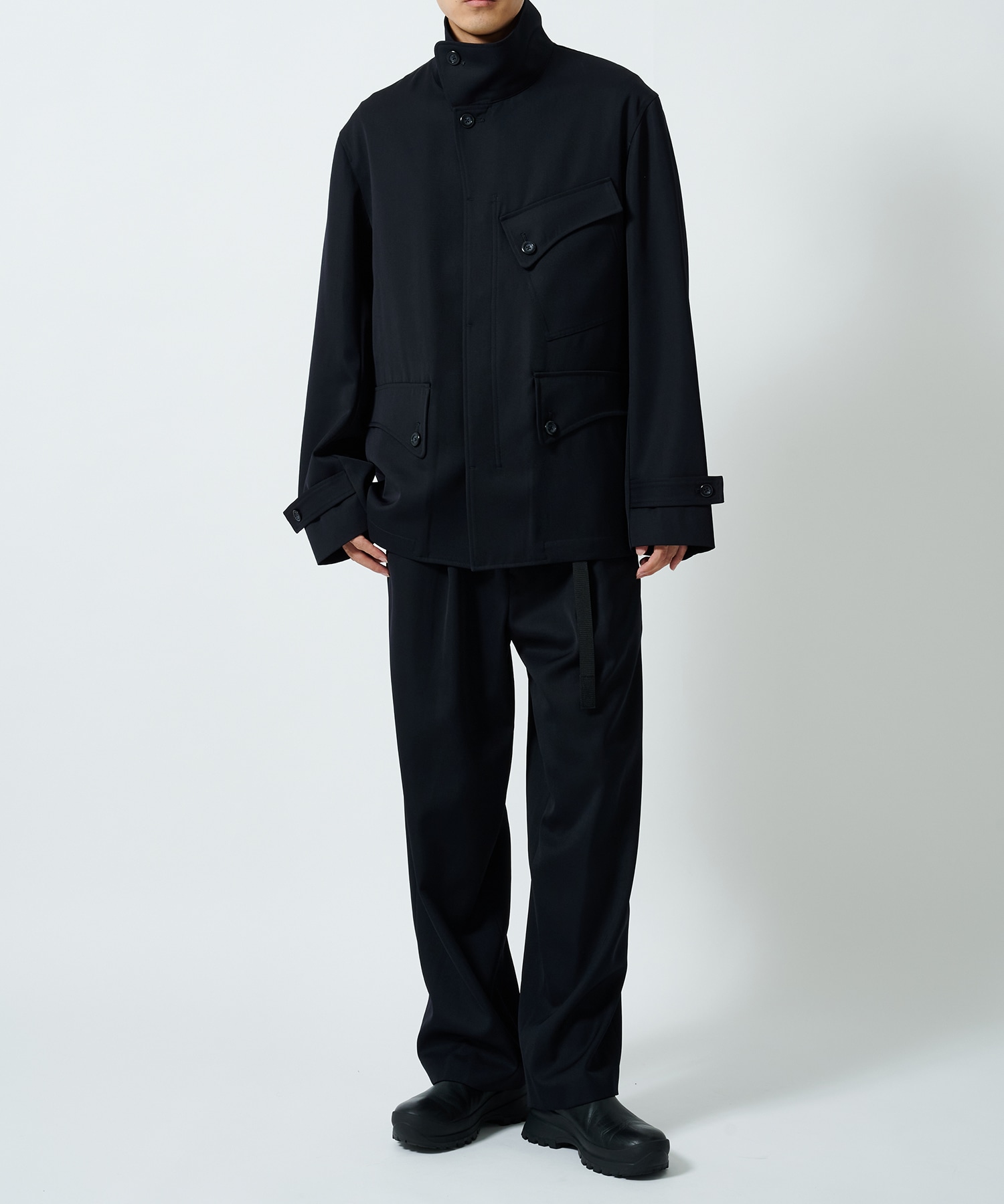 Curve Stand Collar Blouson UJOH HOMME