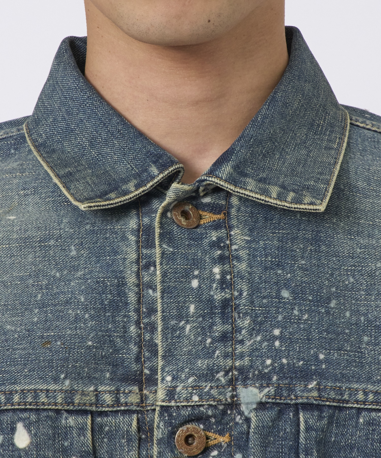 MOLDED DENIM JACKET SUGARHILL