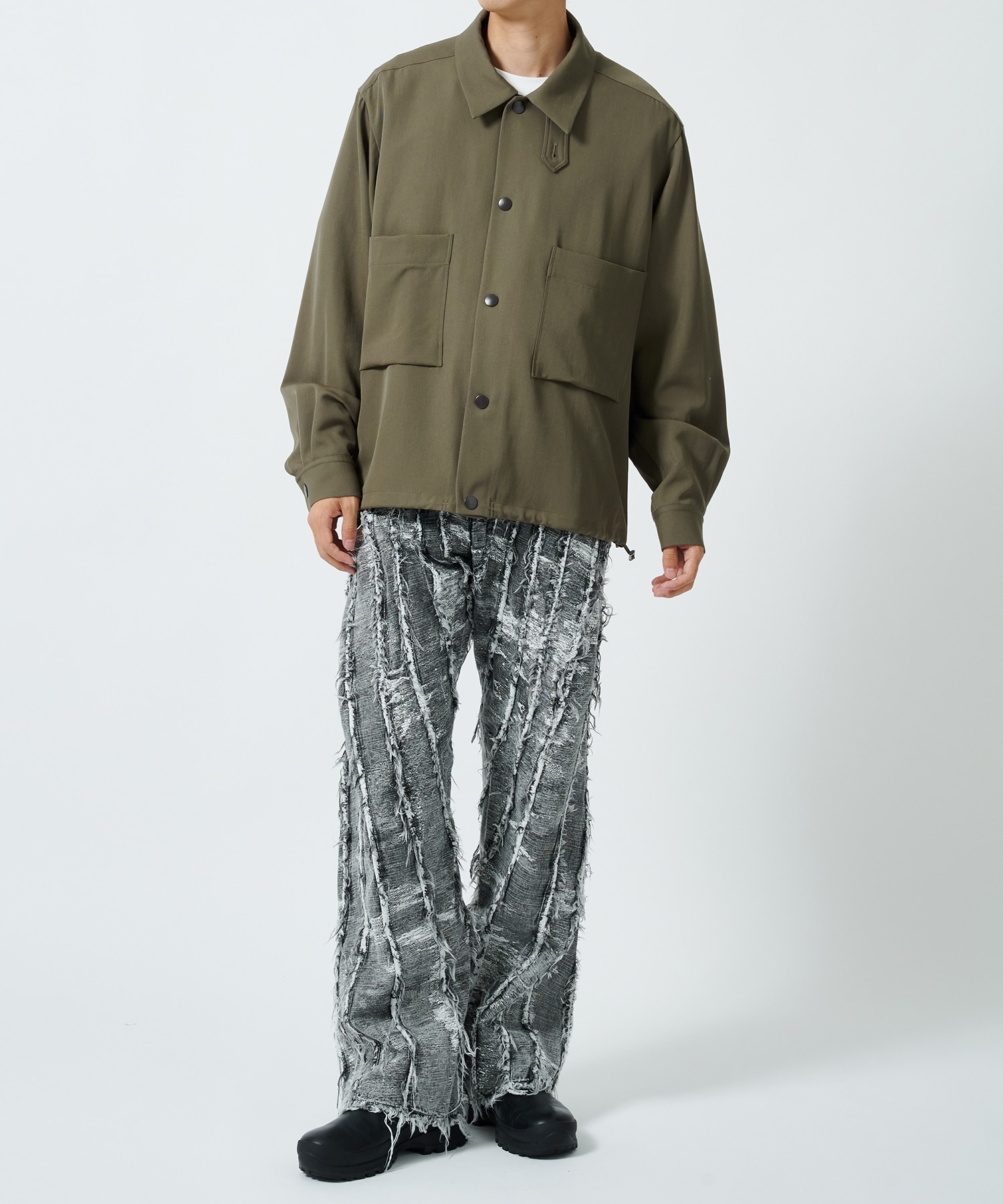 Drawcord Shirt UJOH HOMME