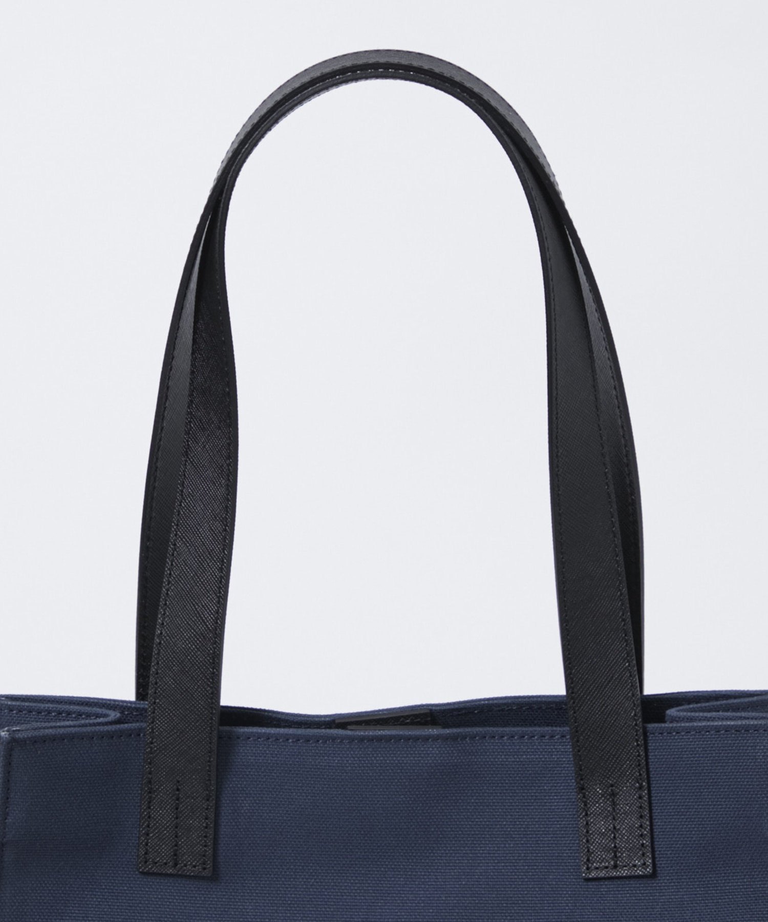 Leather Pocket Canvas Mini Tote CULLNI