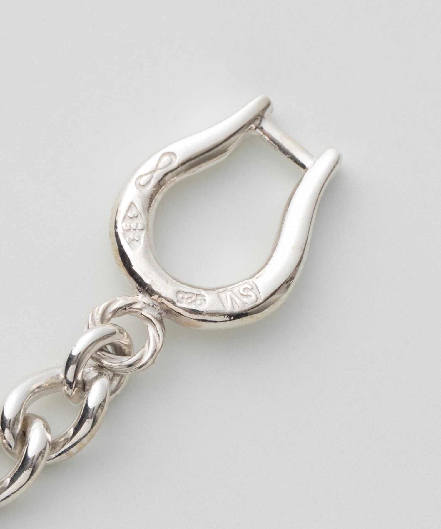 C-044 Horse shoe gurumetto necklace (45cm) WAKAN SILVER SMITH