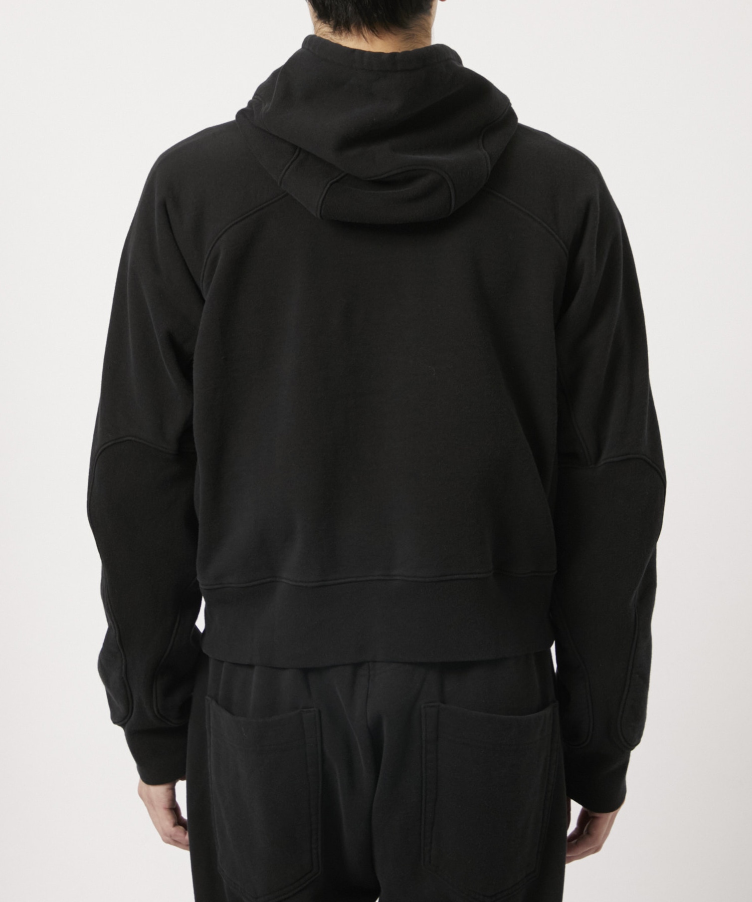 PANELLED ZIP UP HOODIE NVRFRGT