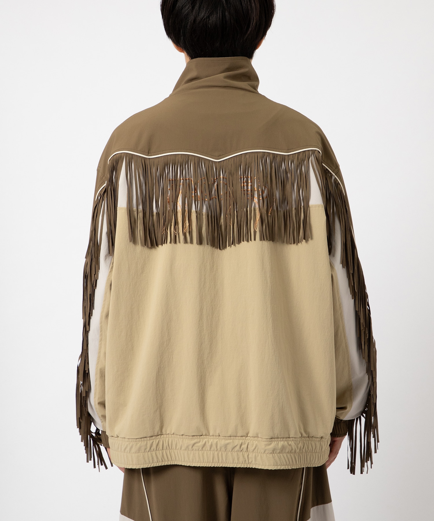 NYLON WESTERN FRINGE BLOUSON FACCIES