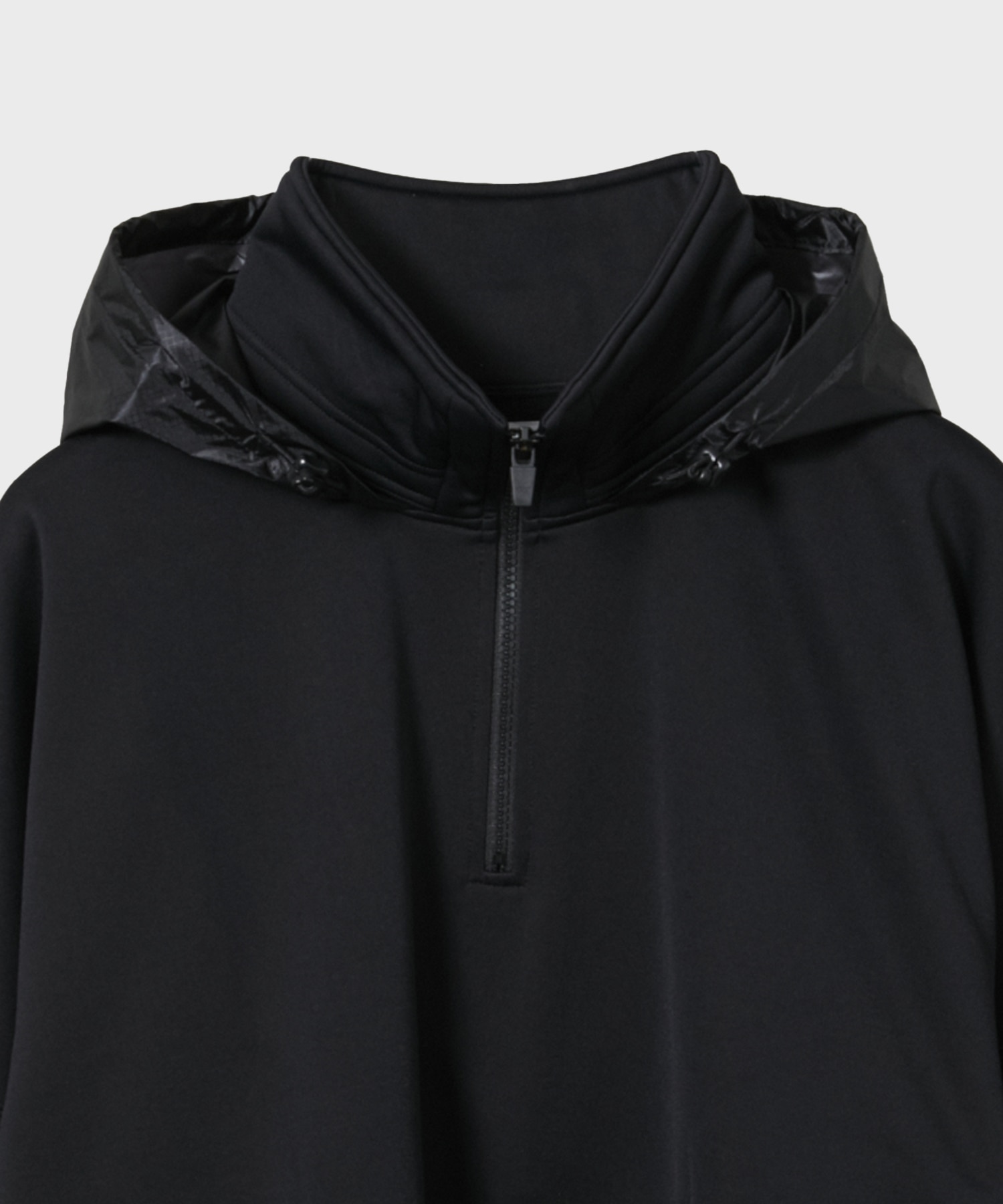 THE HOODED ANORACK FLEECE PULLOVER POLIQUANT