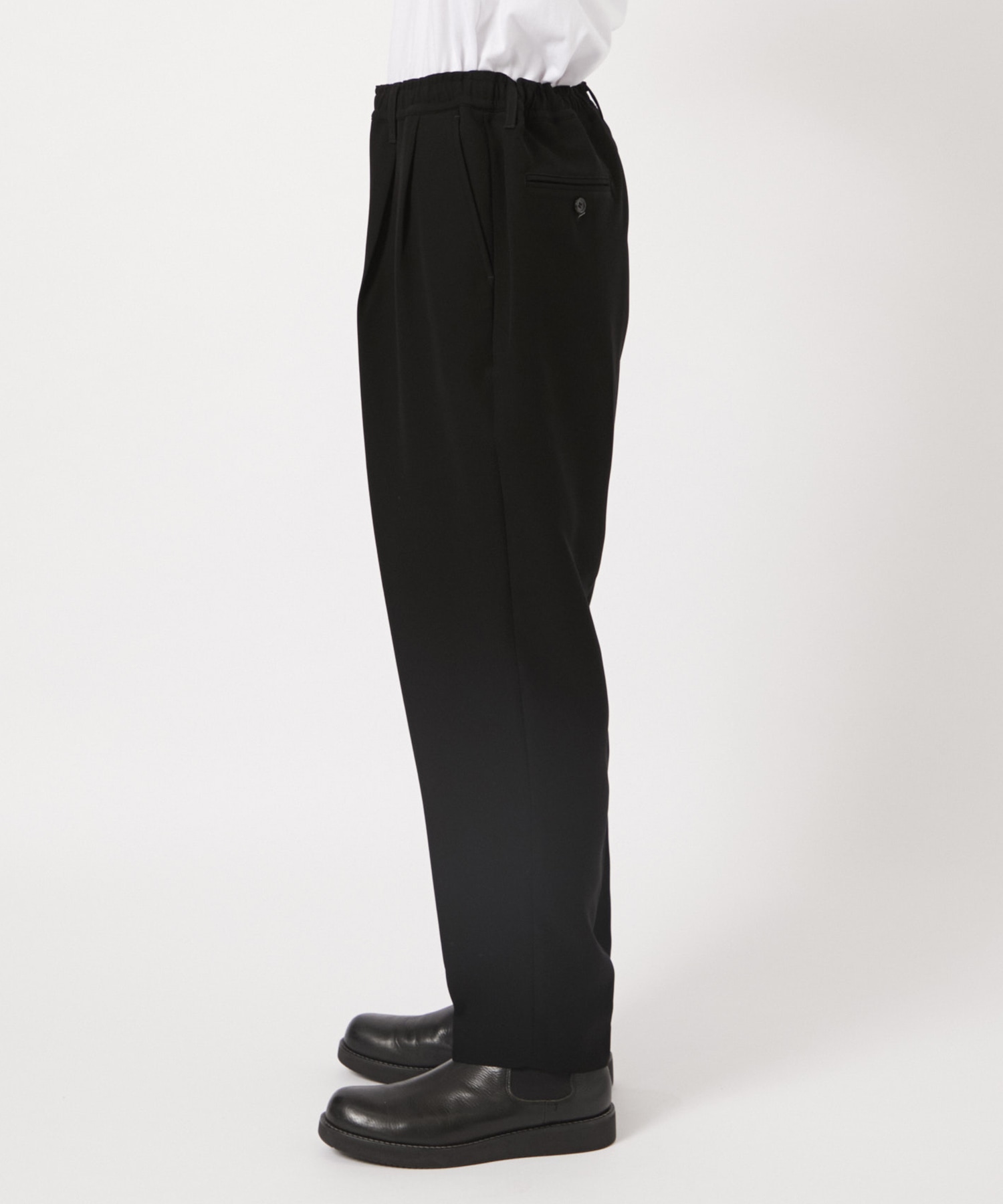 WIDE TAPERED EASY SLACKS N.HOOLYWOOD