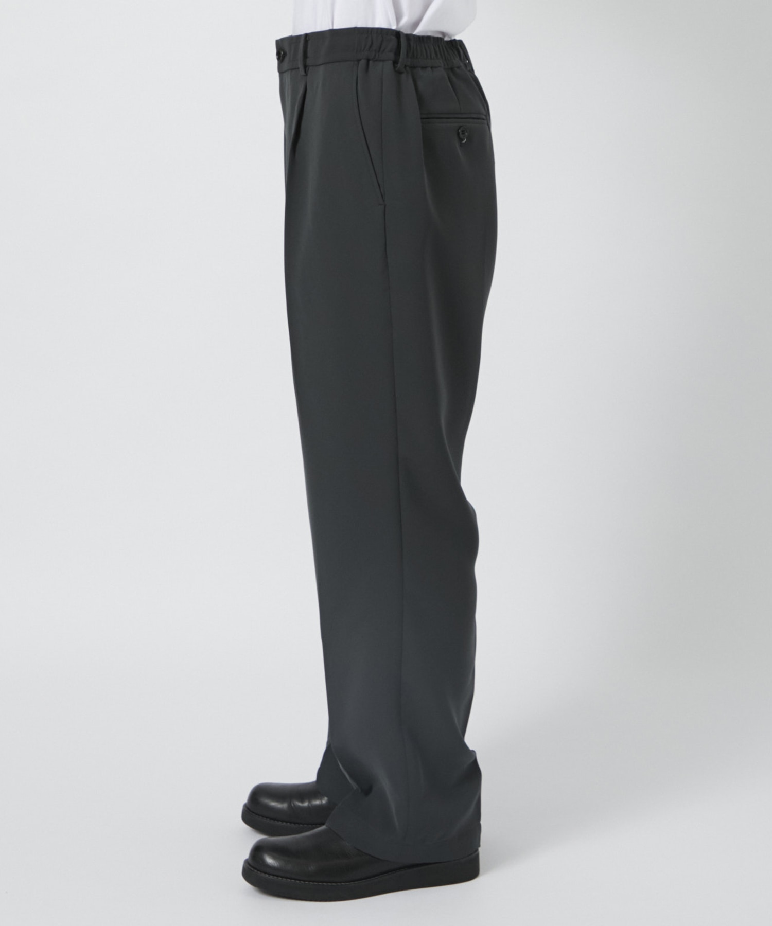 2242-PT06-095　WIDE TAPERED EASY SLACKS N.HOOLYWOOD