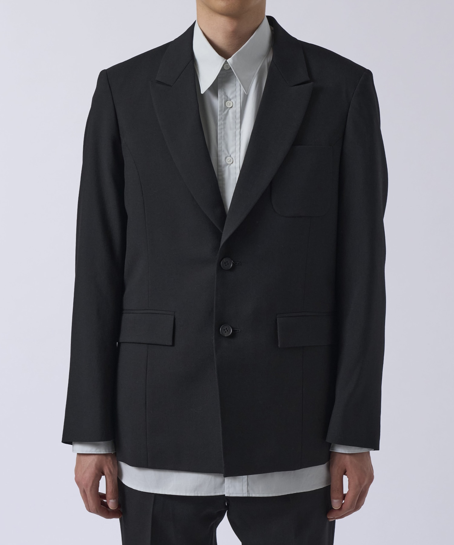 Water-repellent Wool Tailored Jacket MATSUFUJI