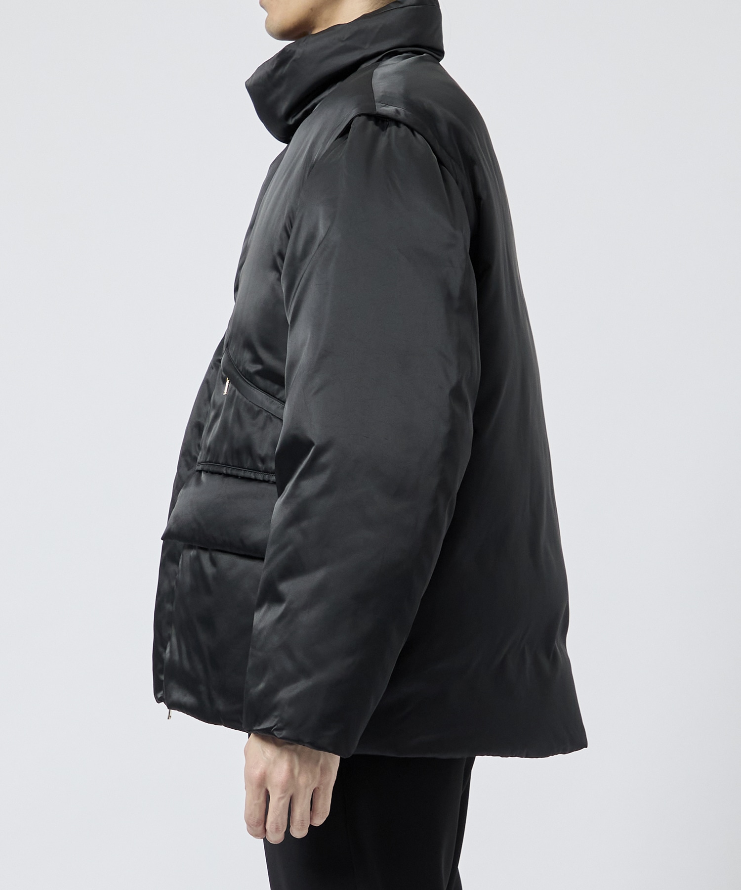 High Conpression Taffeta Removable Sleeves Down Jacket CULLNI