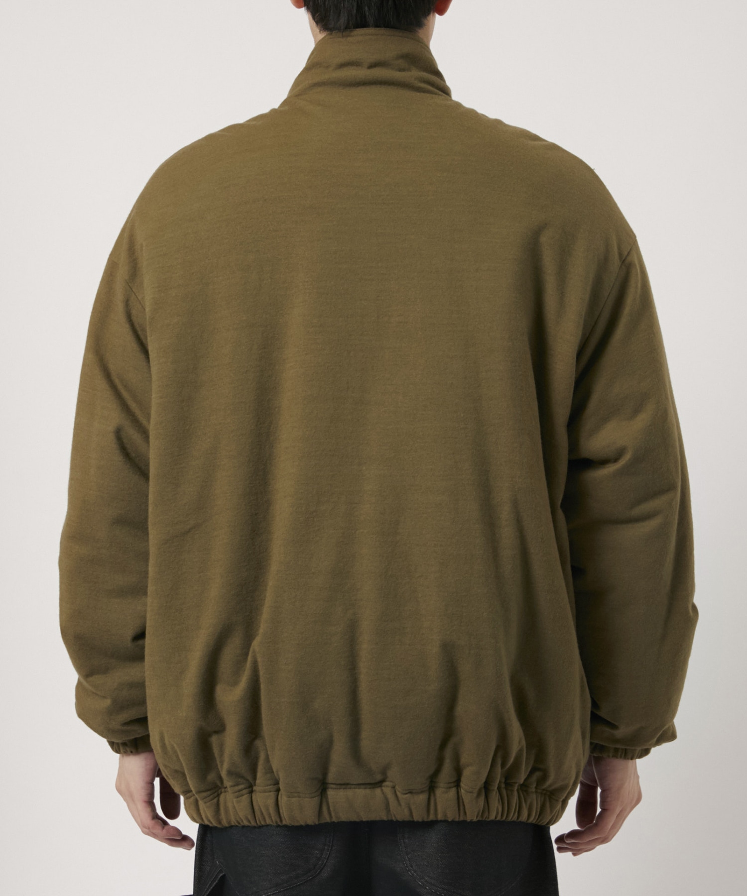 High Gauge Milfed Wool Padded Blouson KANEMASA PHIL.