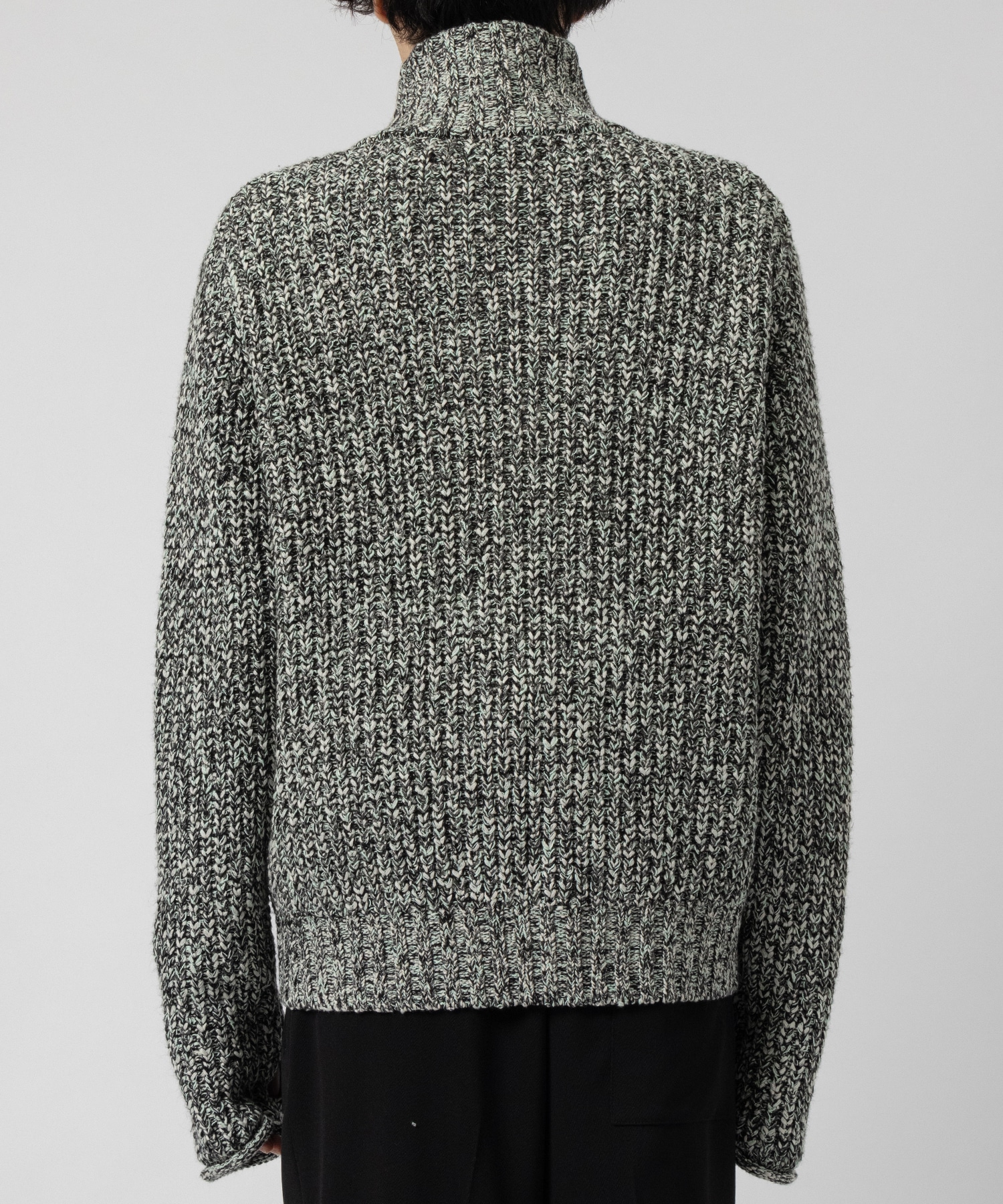 ARAN ZIP SWEATER saby