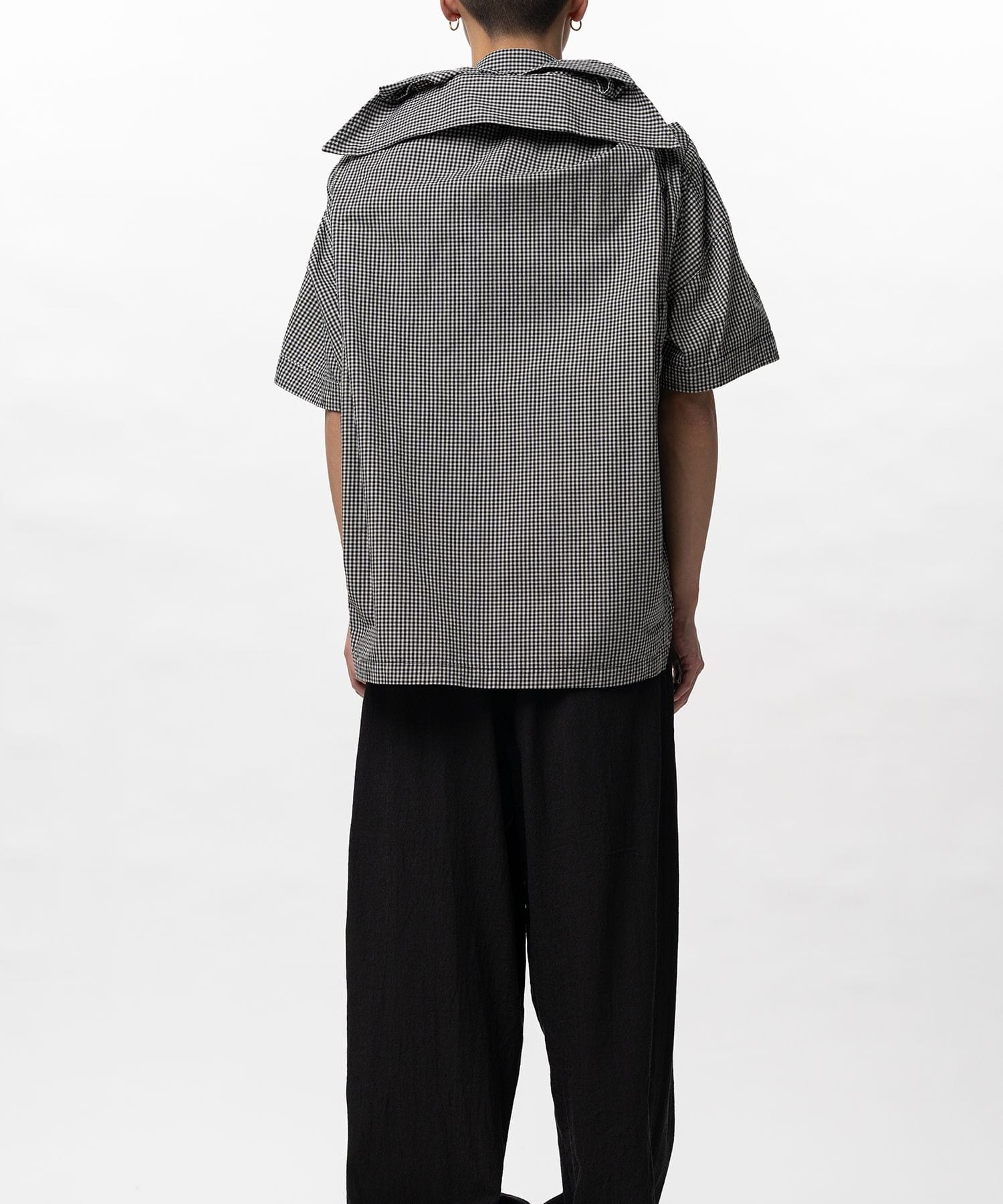 SHAWL LAYERED H/S SHIRTS Maison MIHARA YASUHIRO