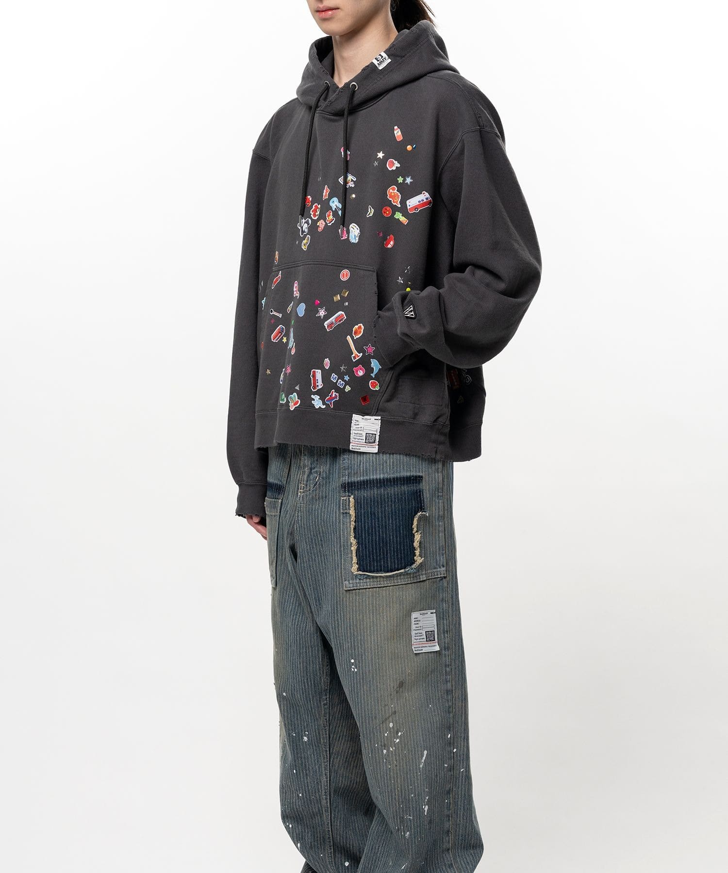 KIDS STICKER HOODIE Maison MIHARA YASUHIRO