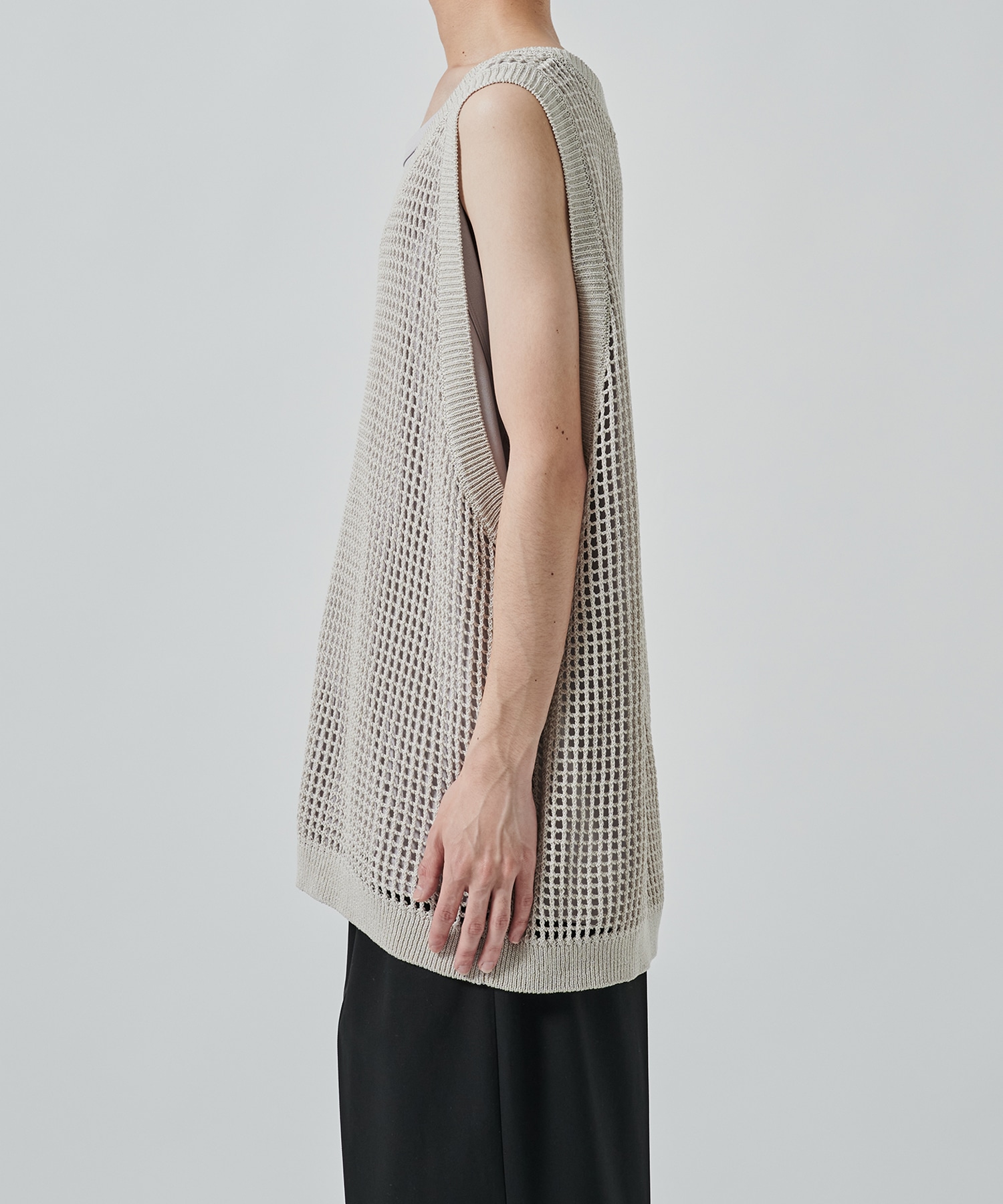 MESH LAYERED TANK TOP SHAREEF