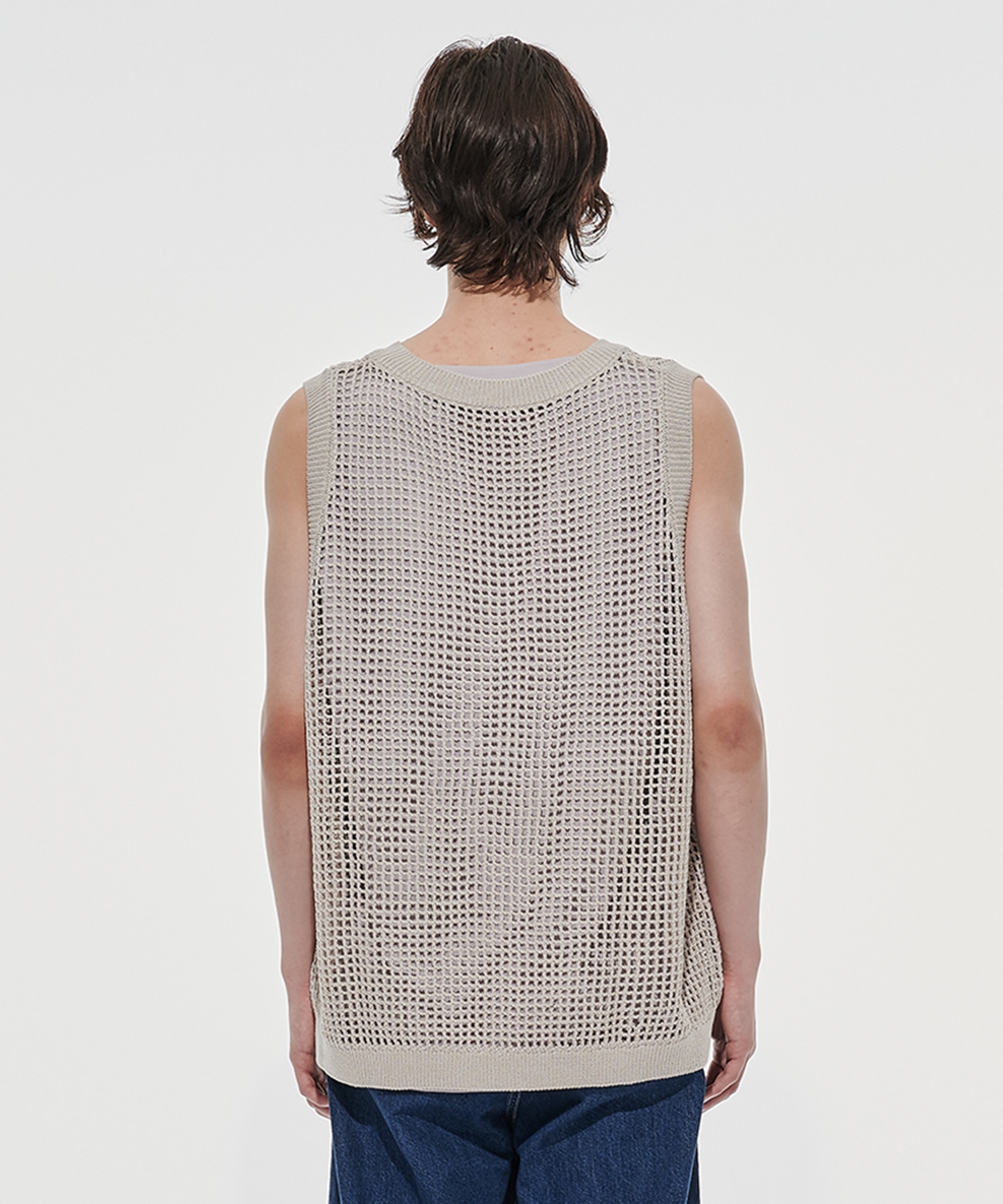 MESH LAYERED TANK TOP SHAREEF