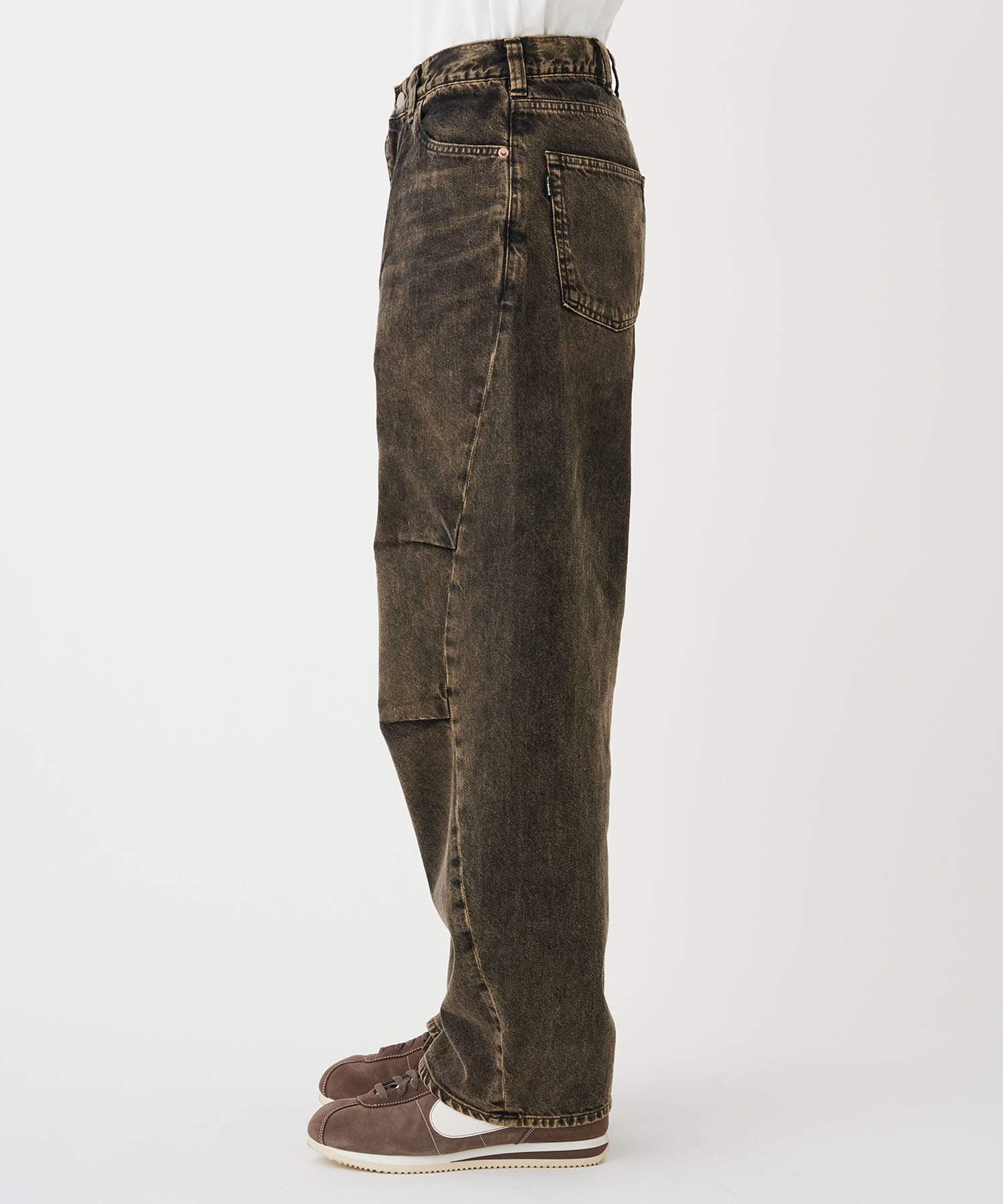 DRAPE OVER DENIM PANTS JieDa