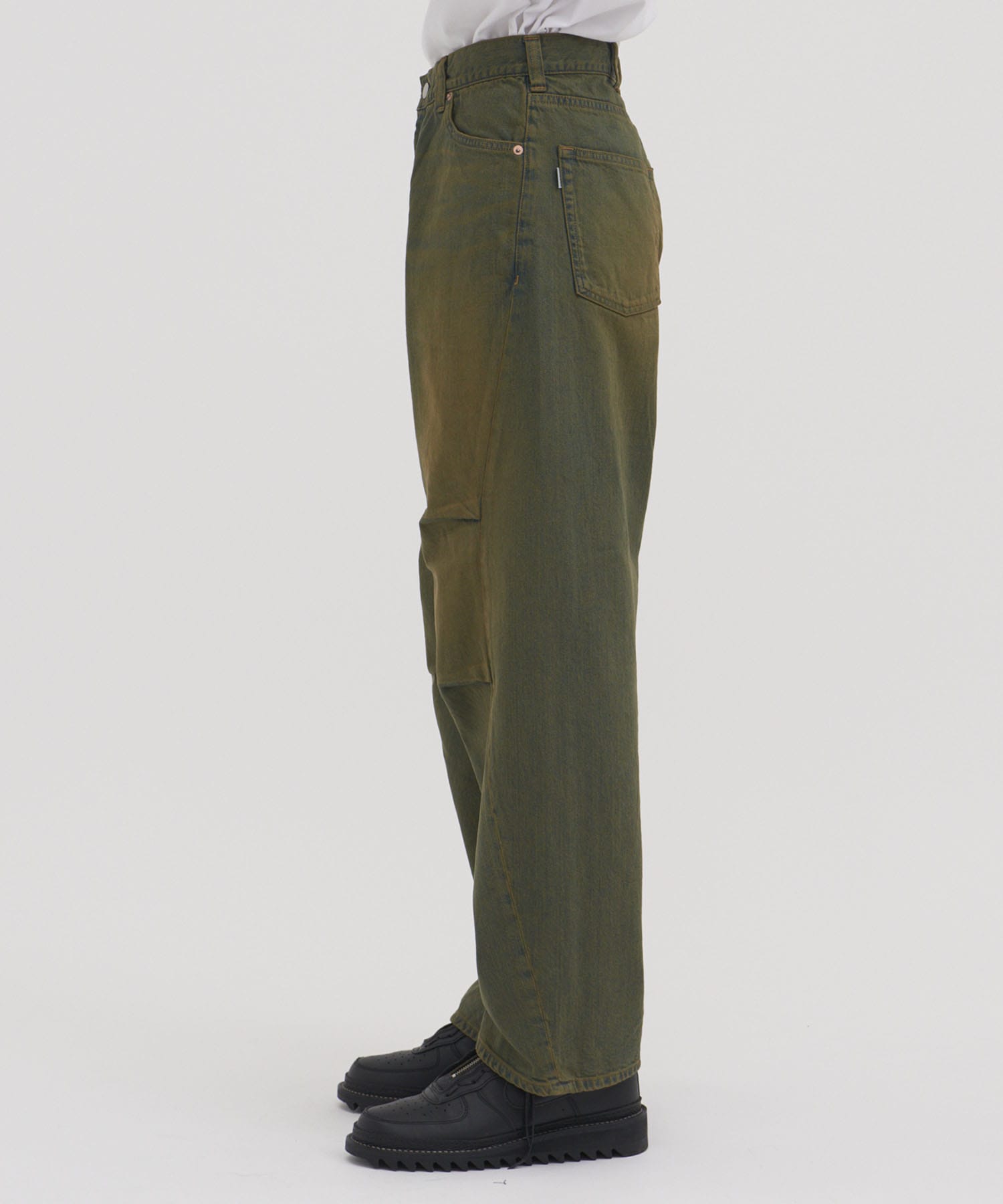 DRAPE OVER DENIM PANTS JieDa