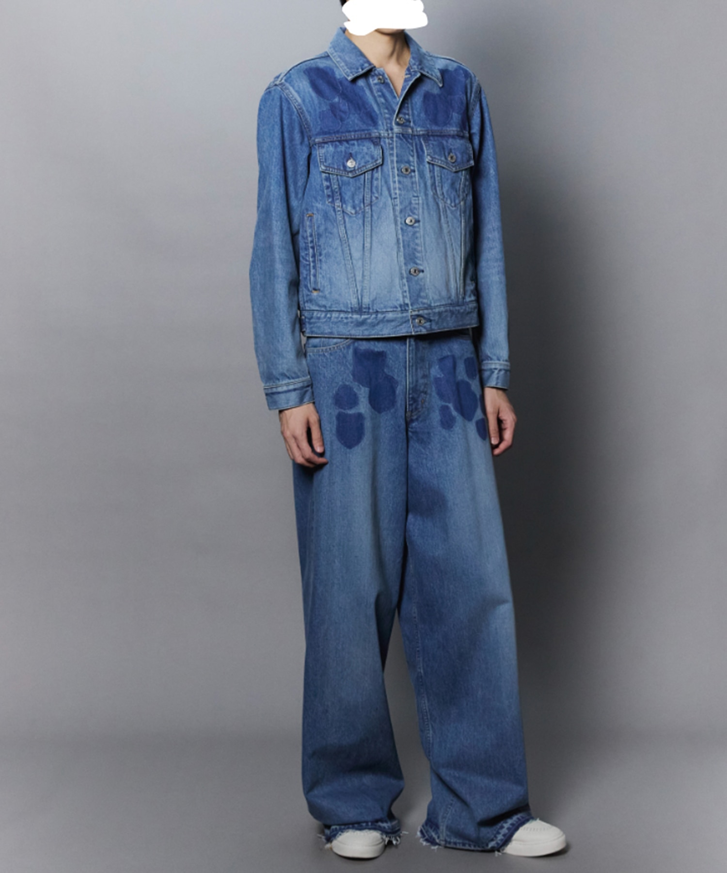 MASU BOYS EMBLEM BAGGY JEANS MASU