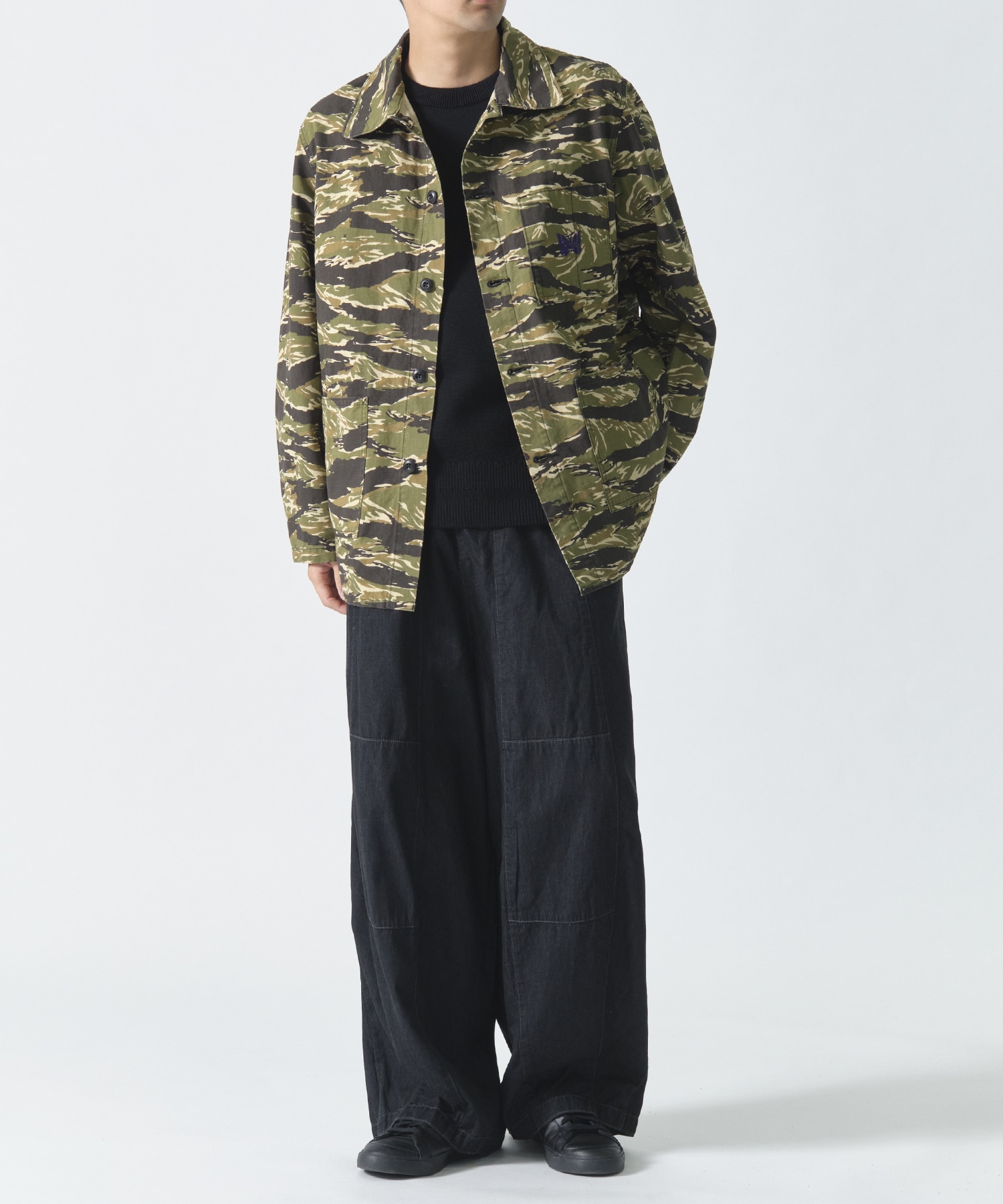 D.N. Coverall - Cotton Ripstop/Camo NEEDLES