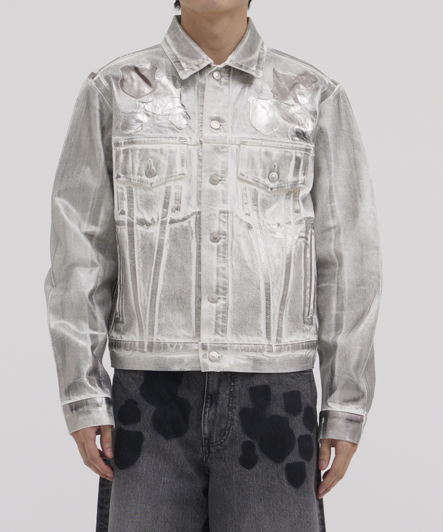 MASU BOYS EMBLEM DENIM JACKET MASU