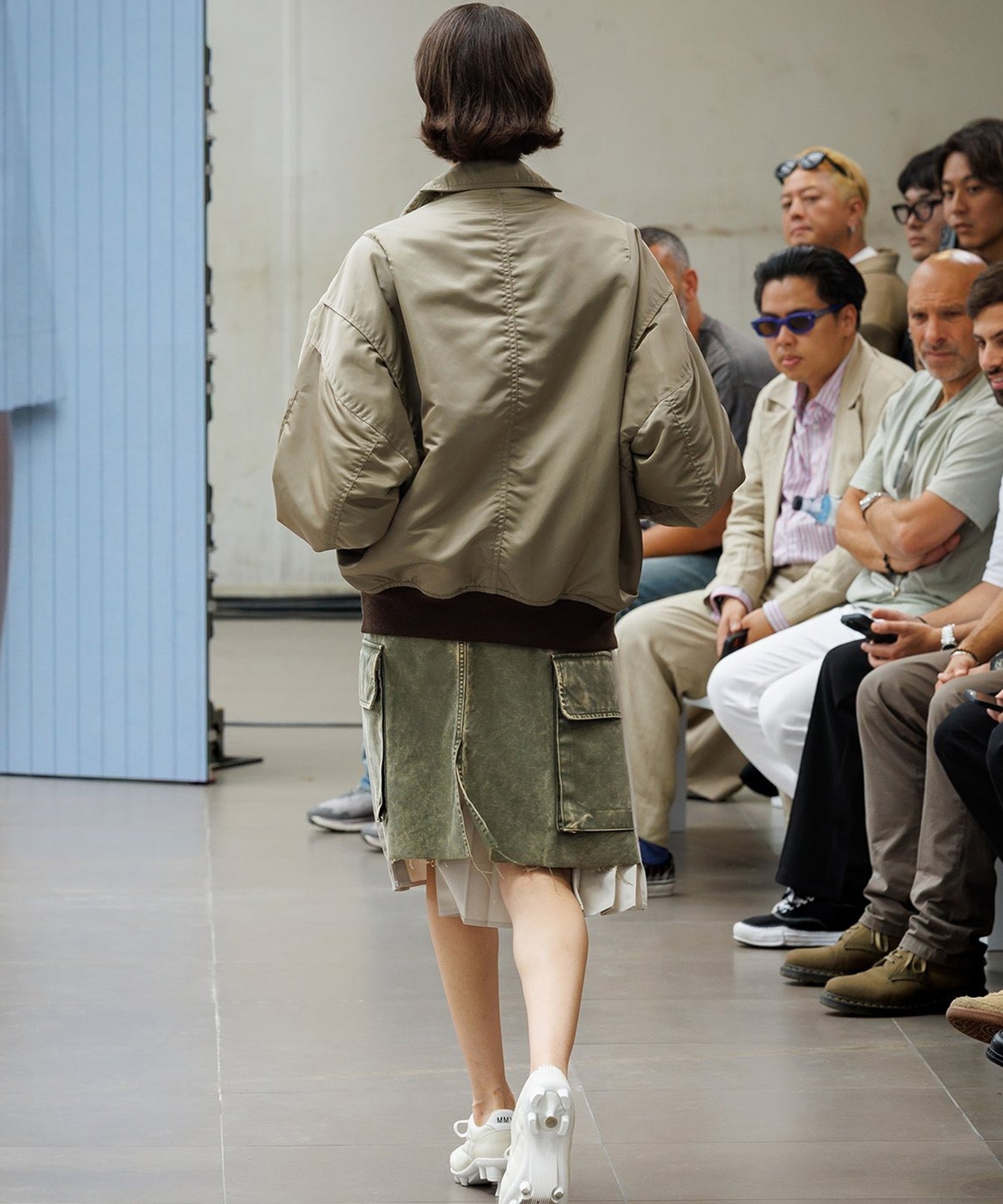 COMBINED ZIP UP BLOUSON×MA-1 Maison MIHARA YASUHIRO