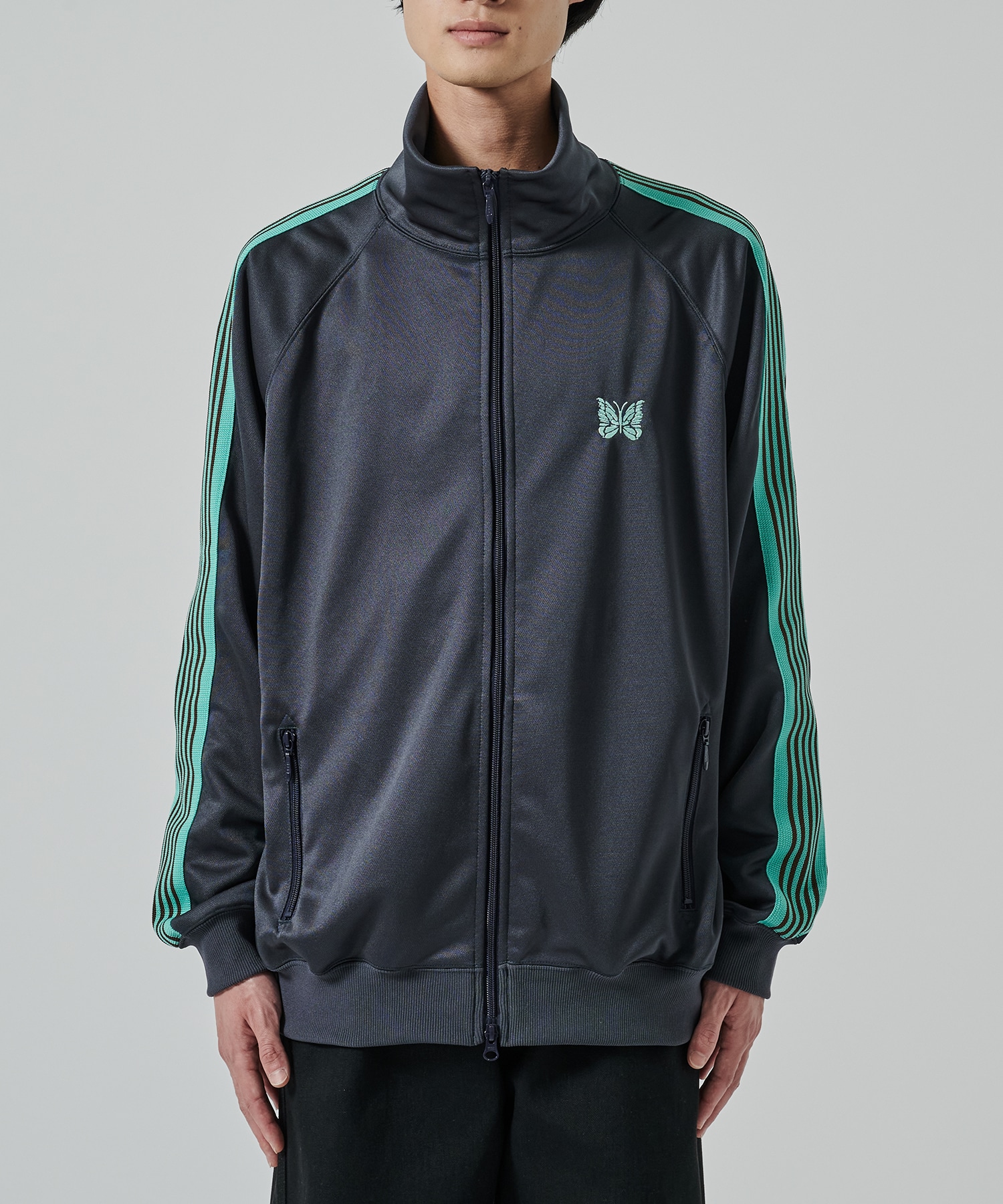 〈別注〉Track Jacket - Poly Smooth NEEDLES