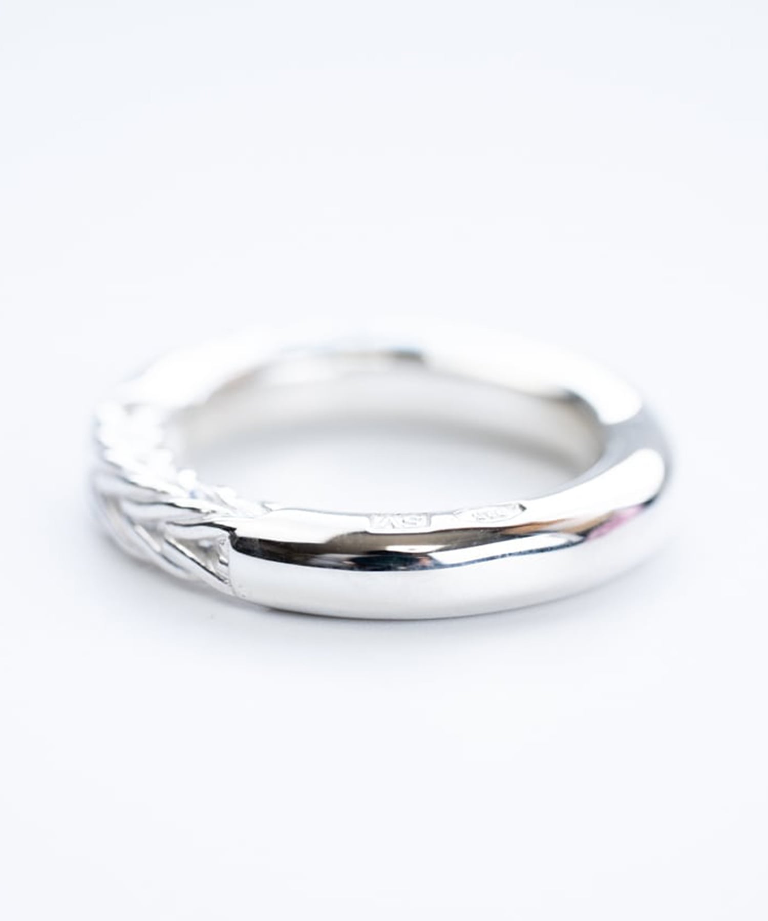 R-084 Braided silver ring WAKAN SILVER SMITH