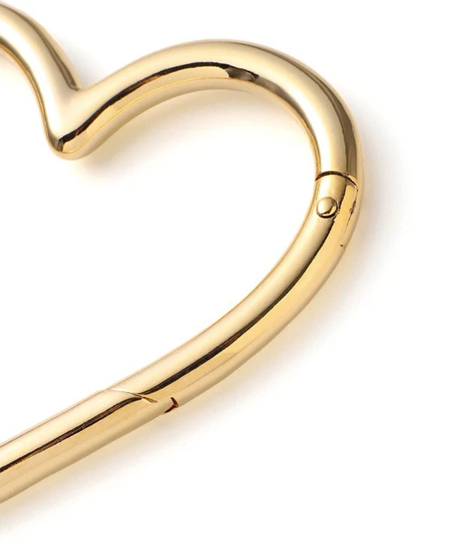 Gold Plating Heart Carbiner BASICKS