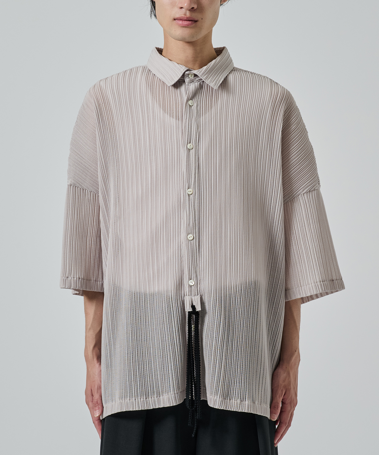 PLEATS SHEER SHIRTS SHAREEF