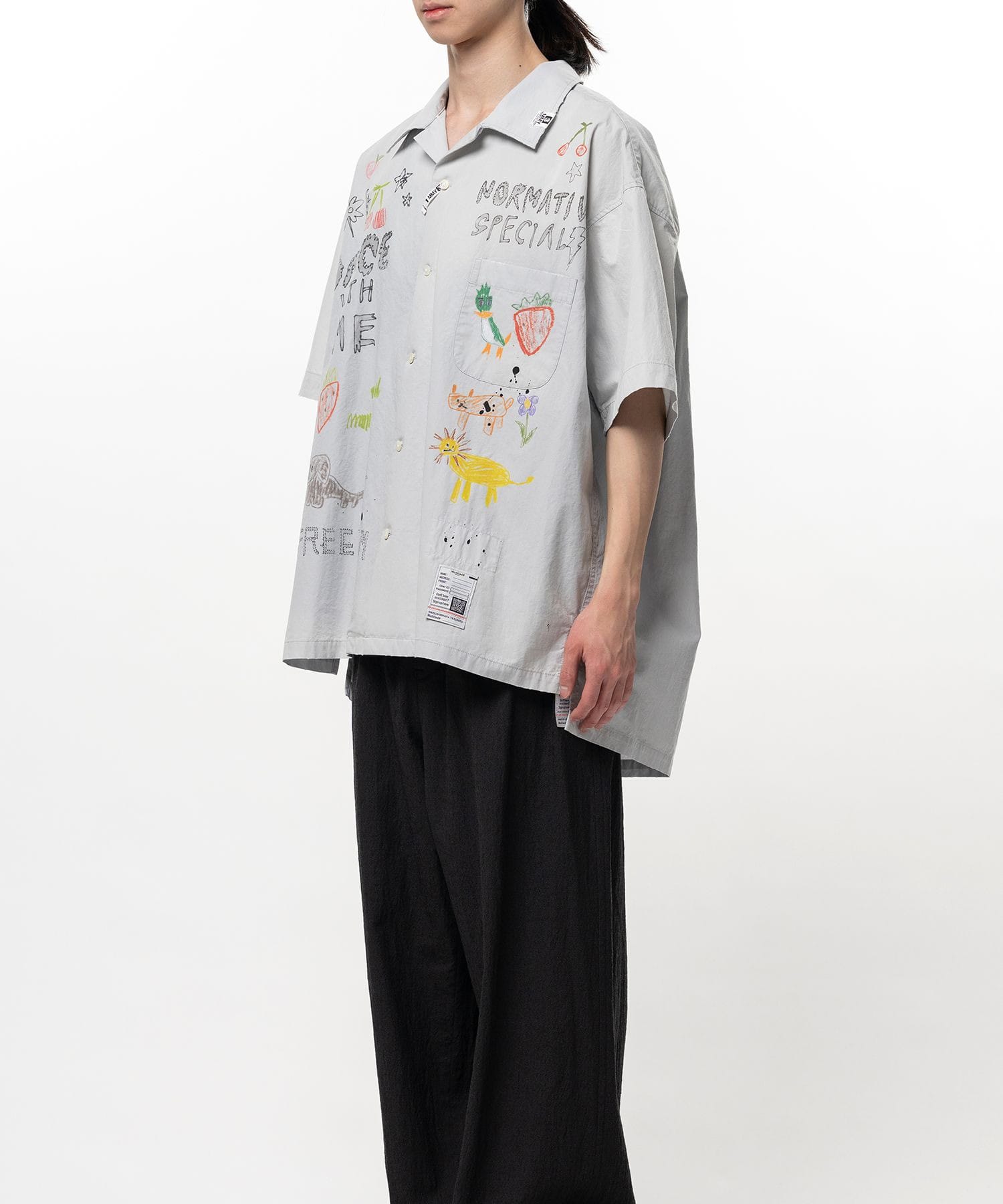 HAND DRAWING H/S SHIRTS Maison MIHARA YASUHIRO