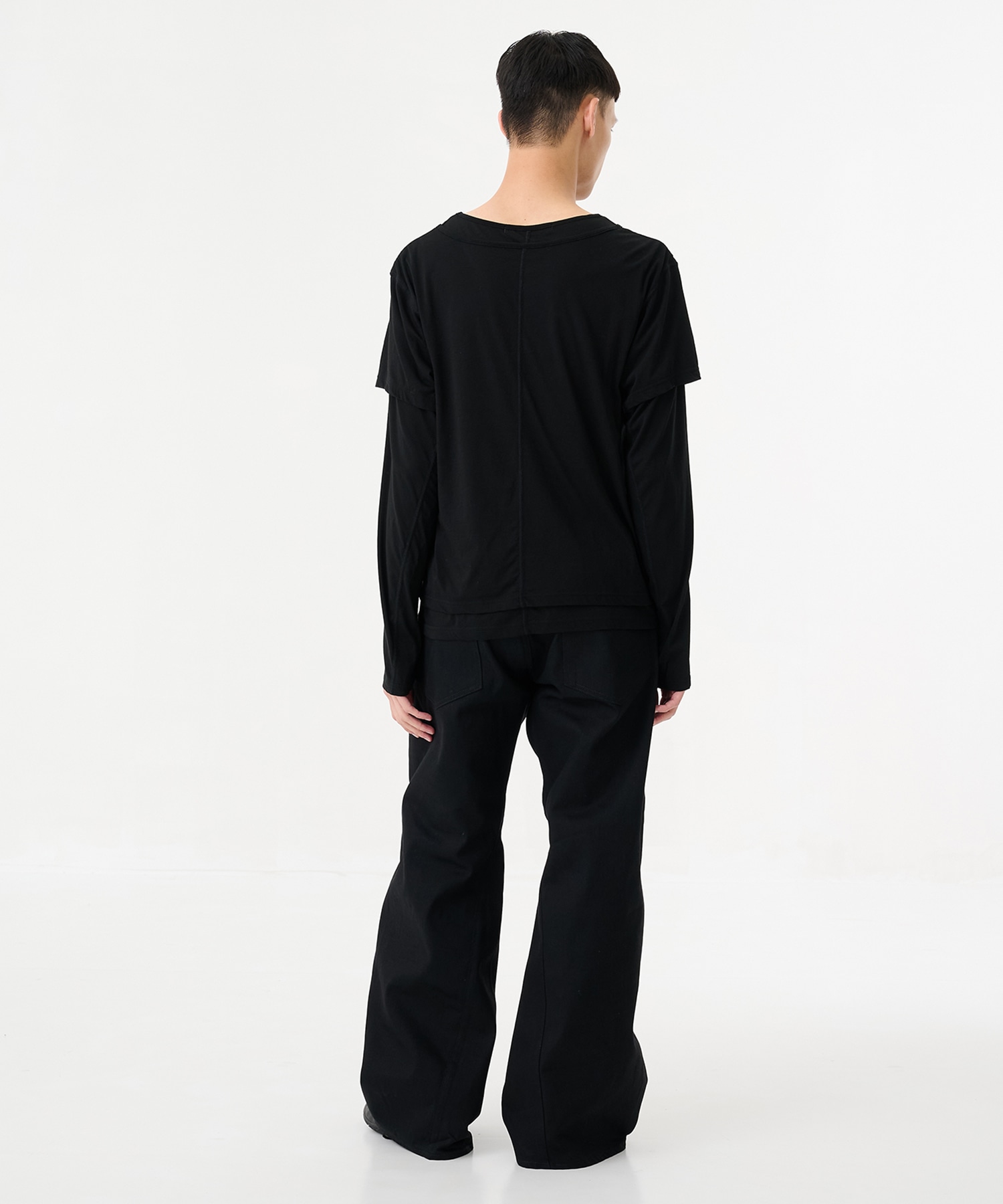 〈別注〉 DOUBLE LAYERD LONG SLEEVE TSHIRT NVRFRGT
