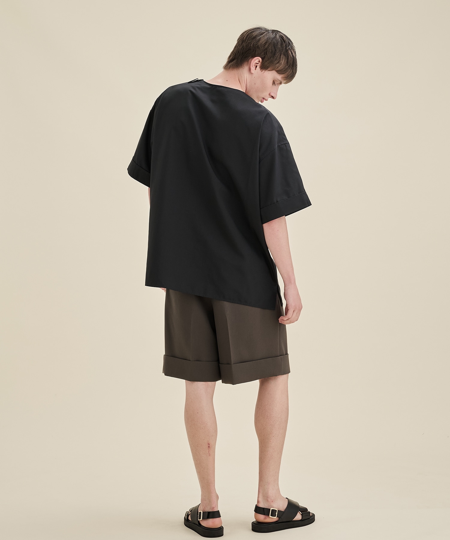 THE SIDE ZIP PULLOVER SHIRT SHORT SLEEVE THE RERACS