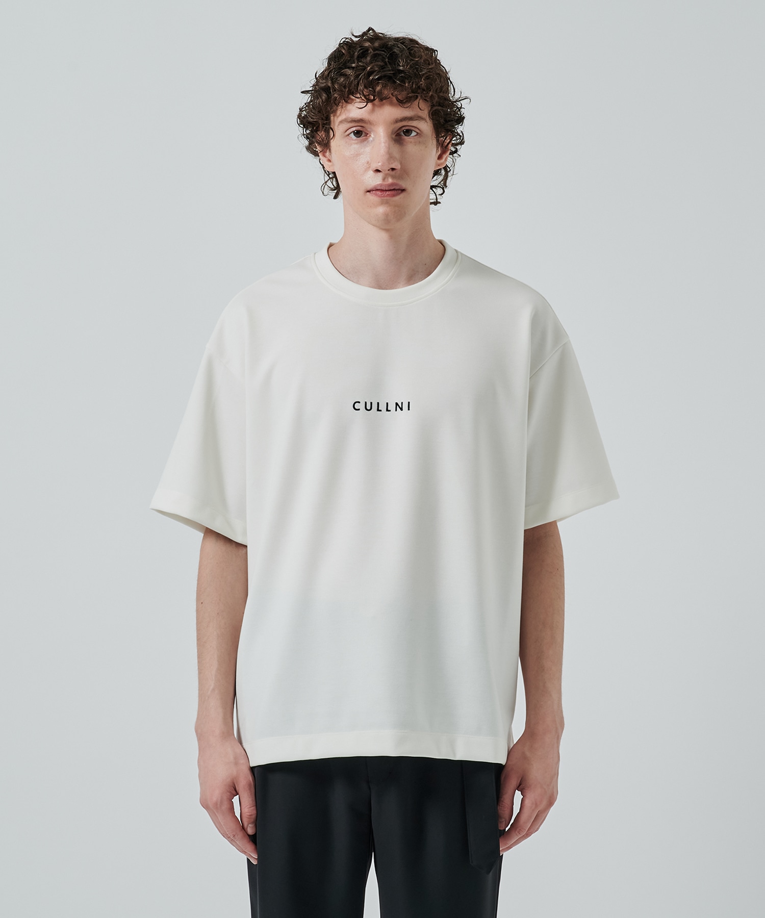 CULLNI Logo Embroidery Ponte Rome Pullover CULLNI