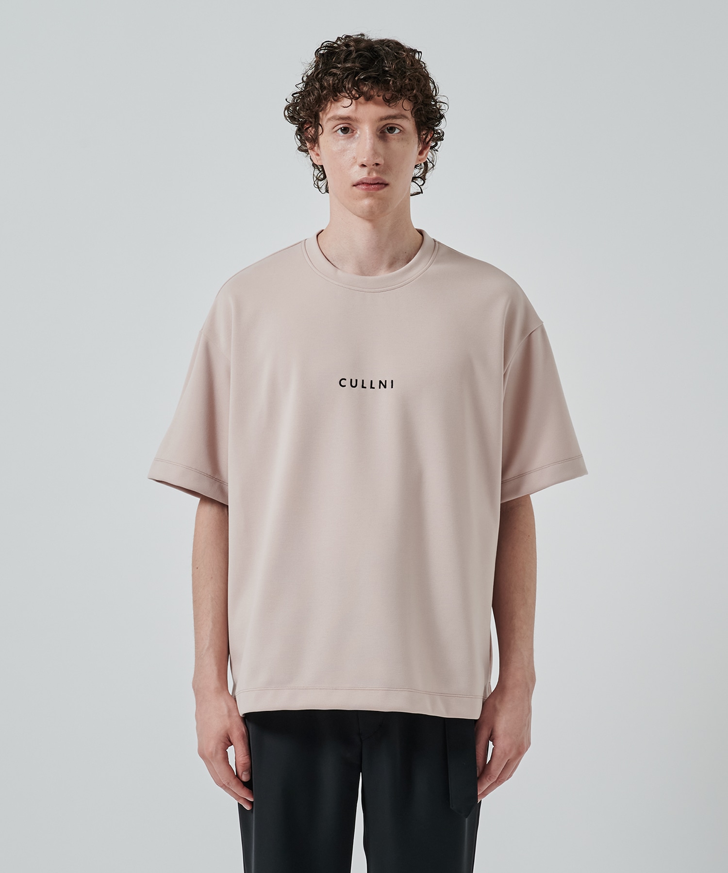 CULLNI Logo Embroidery Ponte Rome Pullover CULLNI
