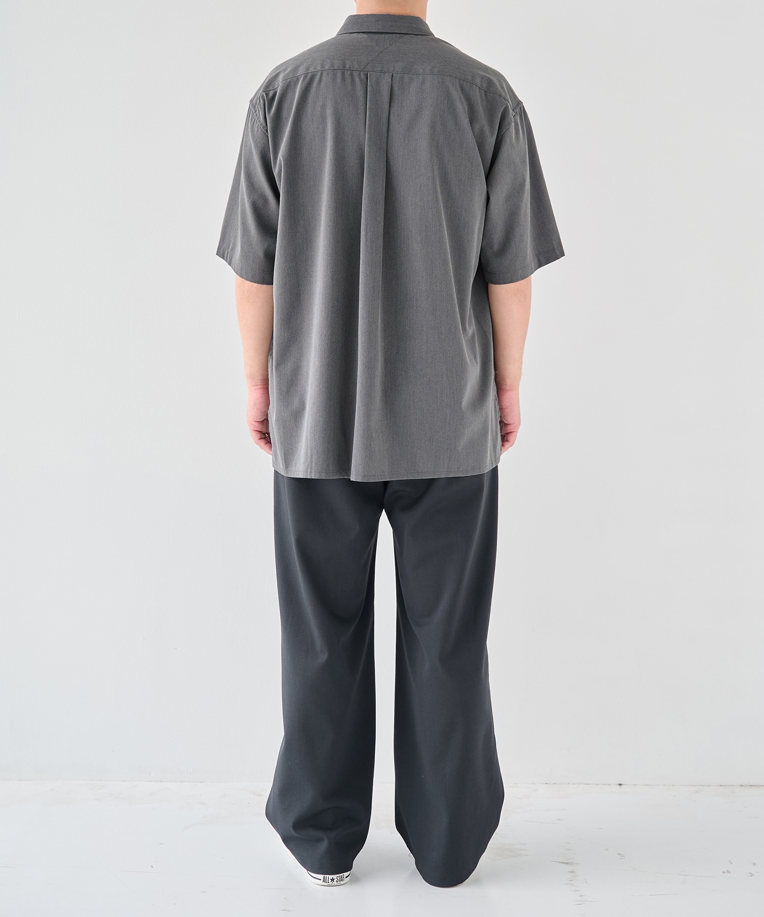別注 DRAW CORD S/S POCKET SHIRTS White Mountaineering