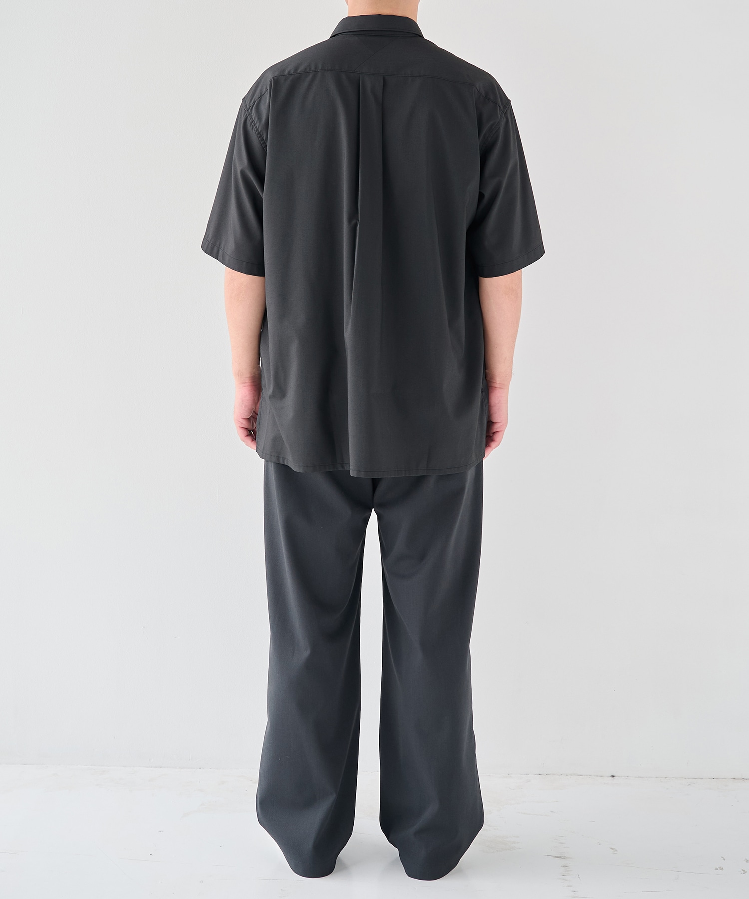 別注 DRAW CORD S/S POCKET SHIRTS White Mountaineering