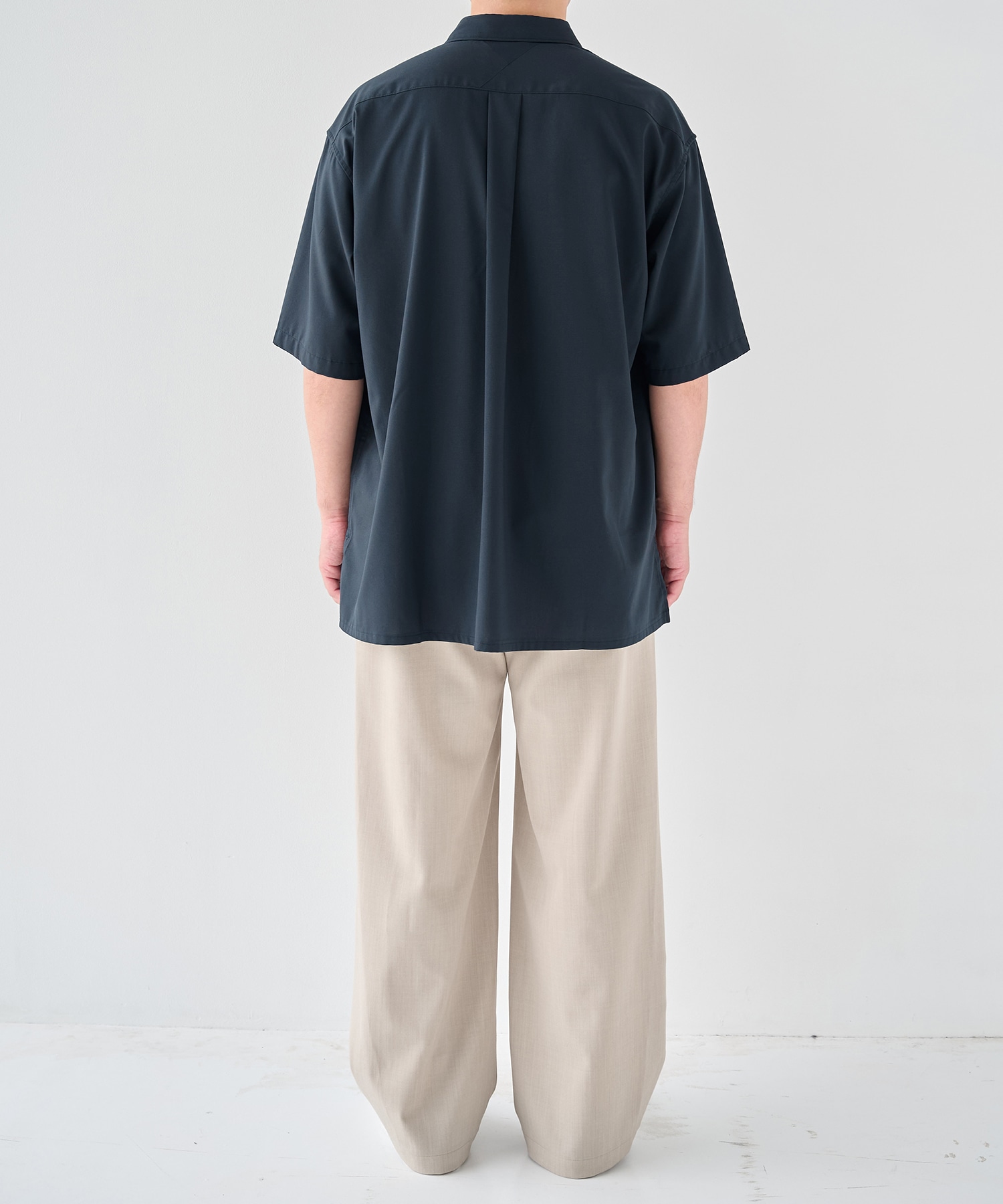 別注 DRAW CORD S/S POCKET SHIRTS White Mountaineering
