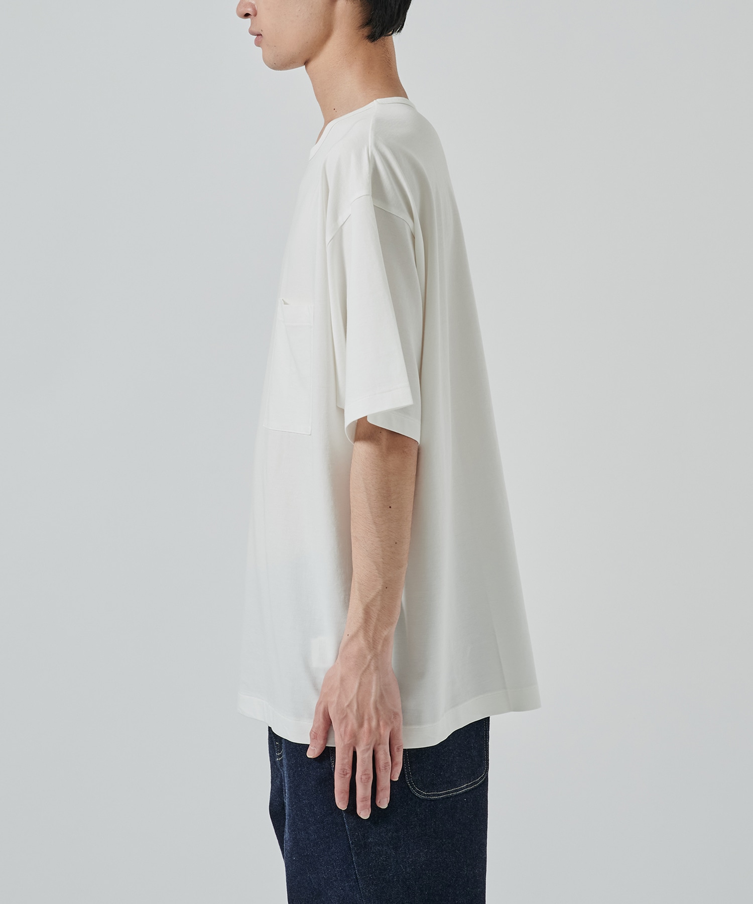 BROAD AIR JERSEY POCKET T-SHIRT BATONER