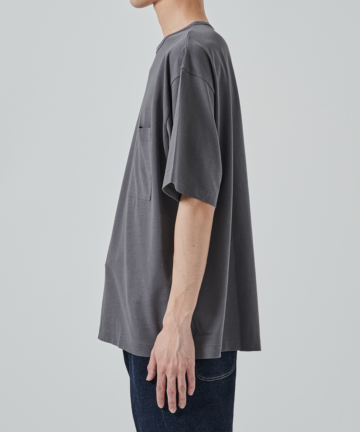 BROAD AIR JERSEY POCKET T-SHIRT BATONER